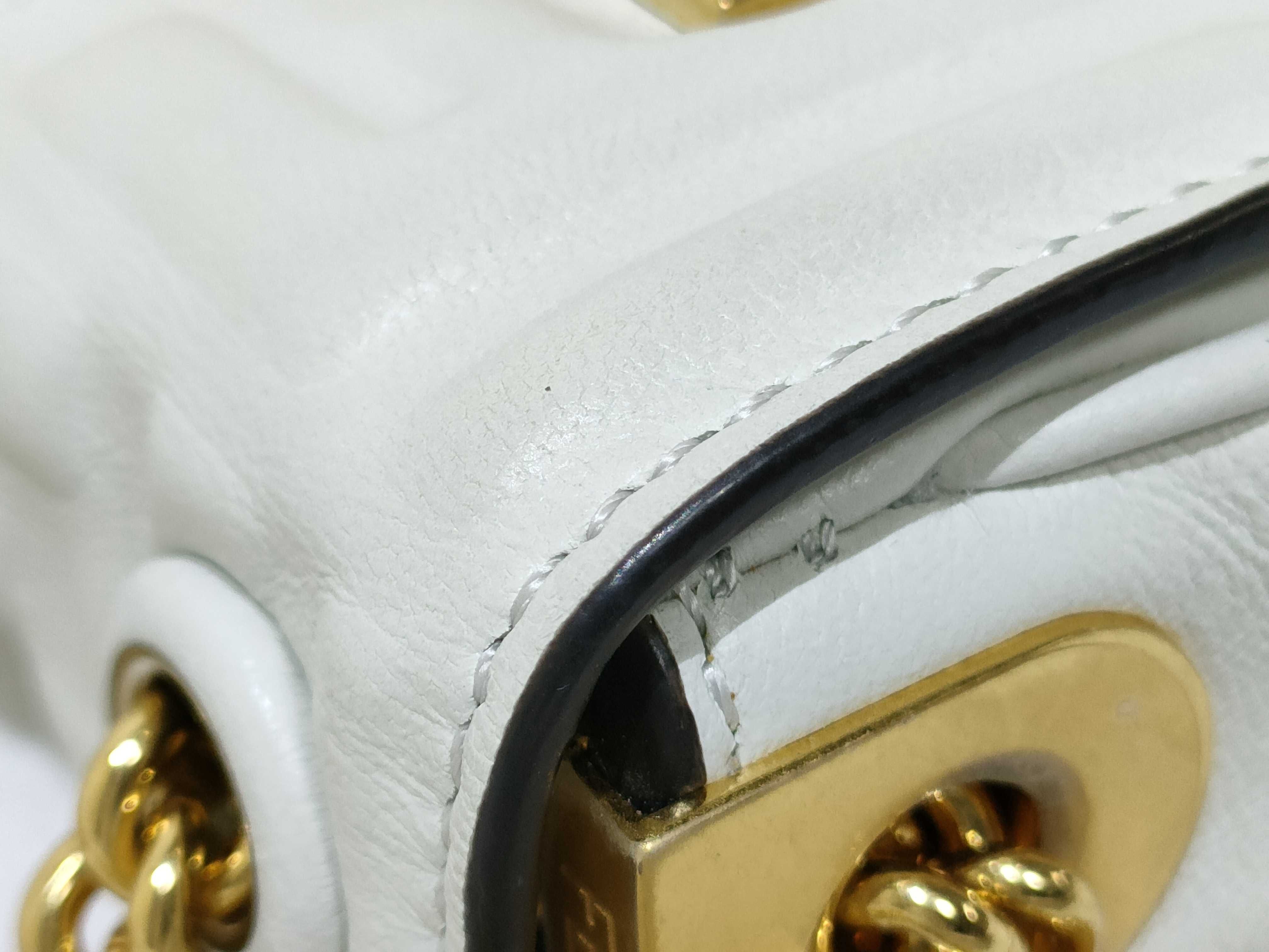 Zucca pattern white mini chain shoulder bag — view 15