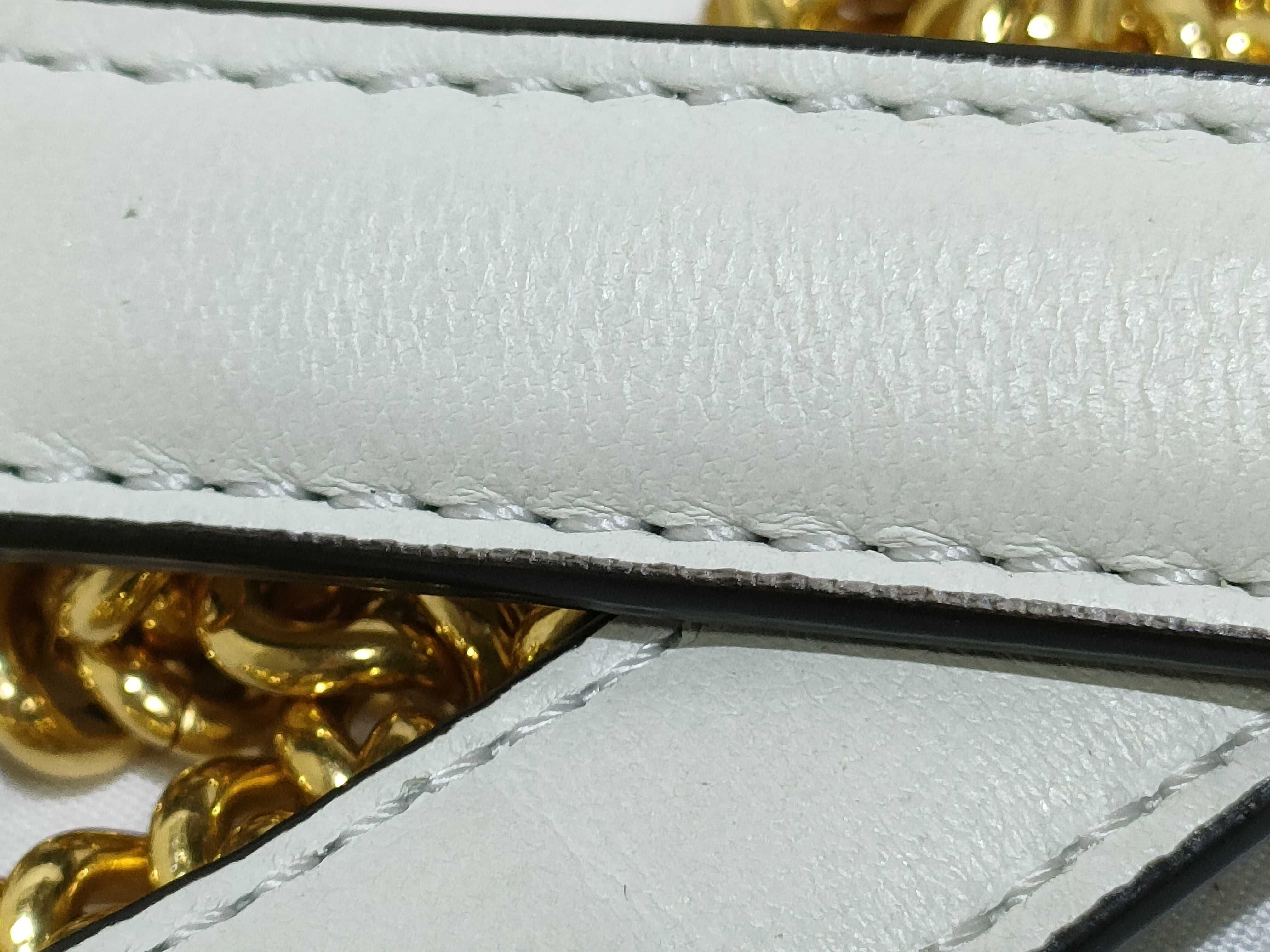 Zucca pattern white mini chain shoulder bag — view 4
