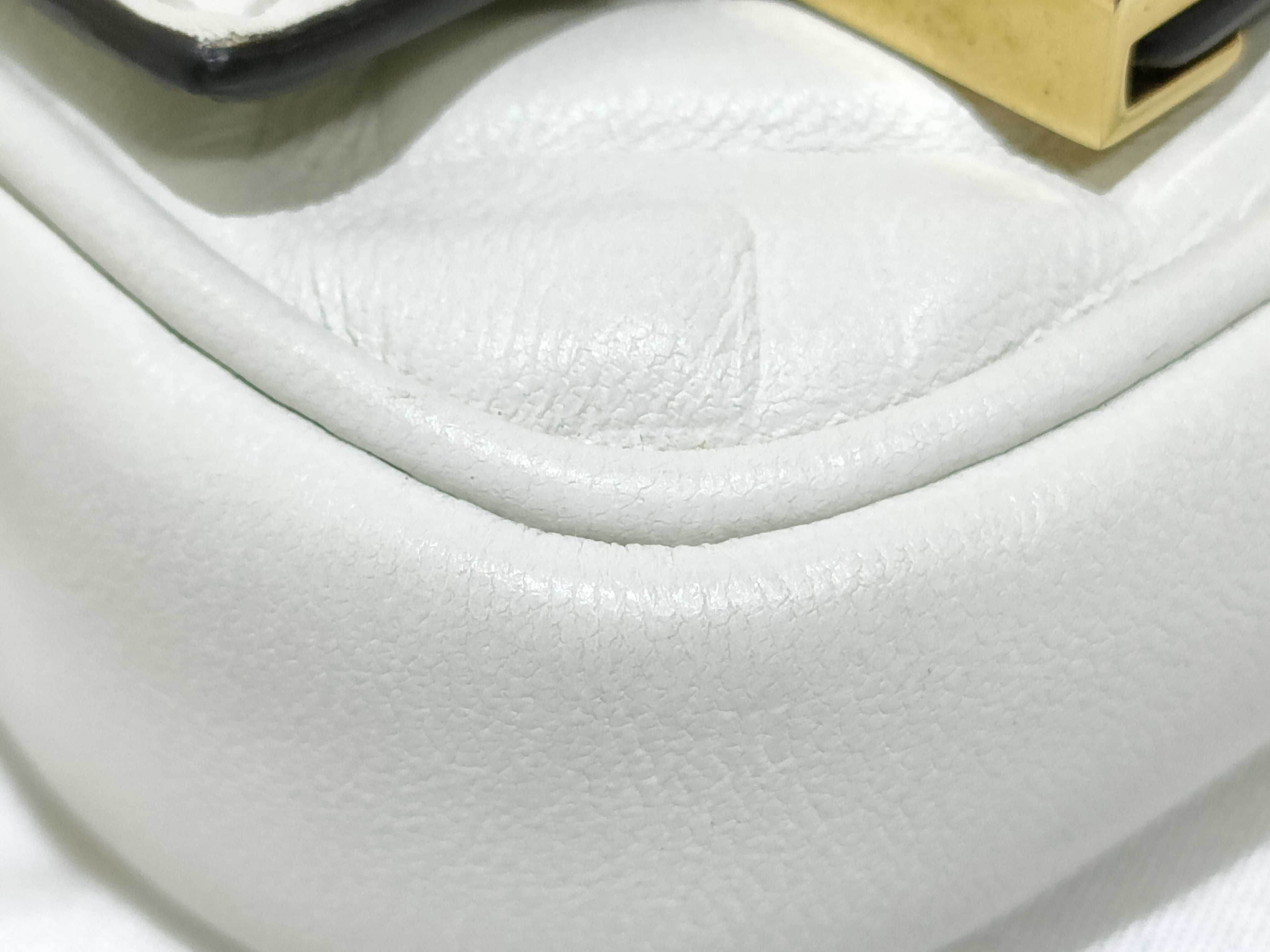 Zucca pattern white mini chain shoulder bag — view 6