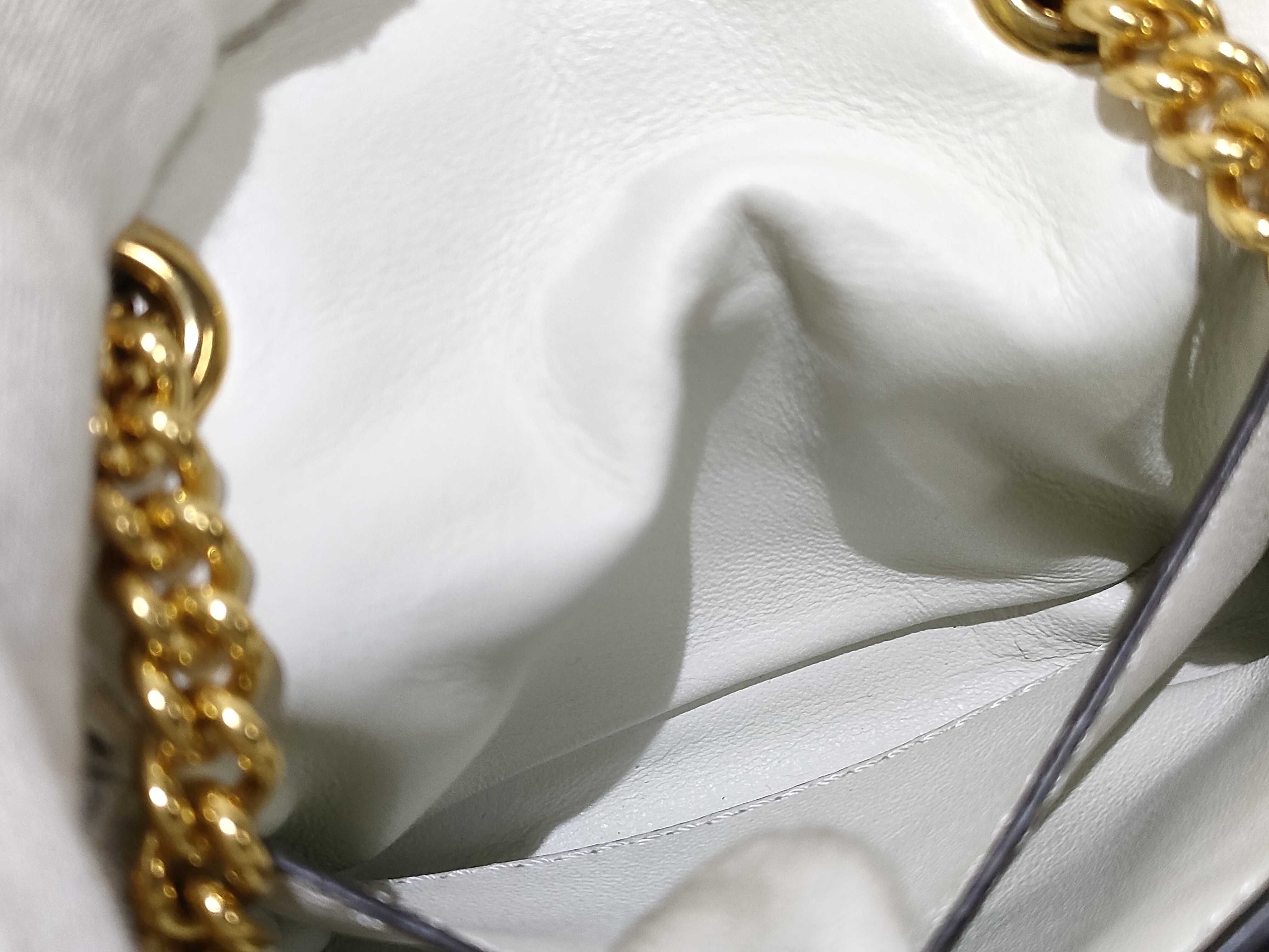 Zucca pattern white mini chain shoulder bag — view 9