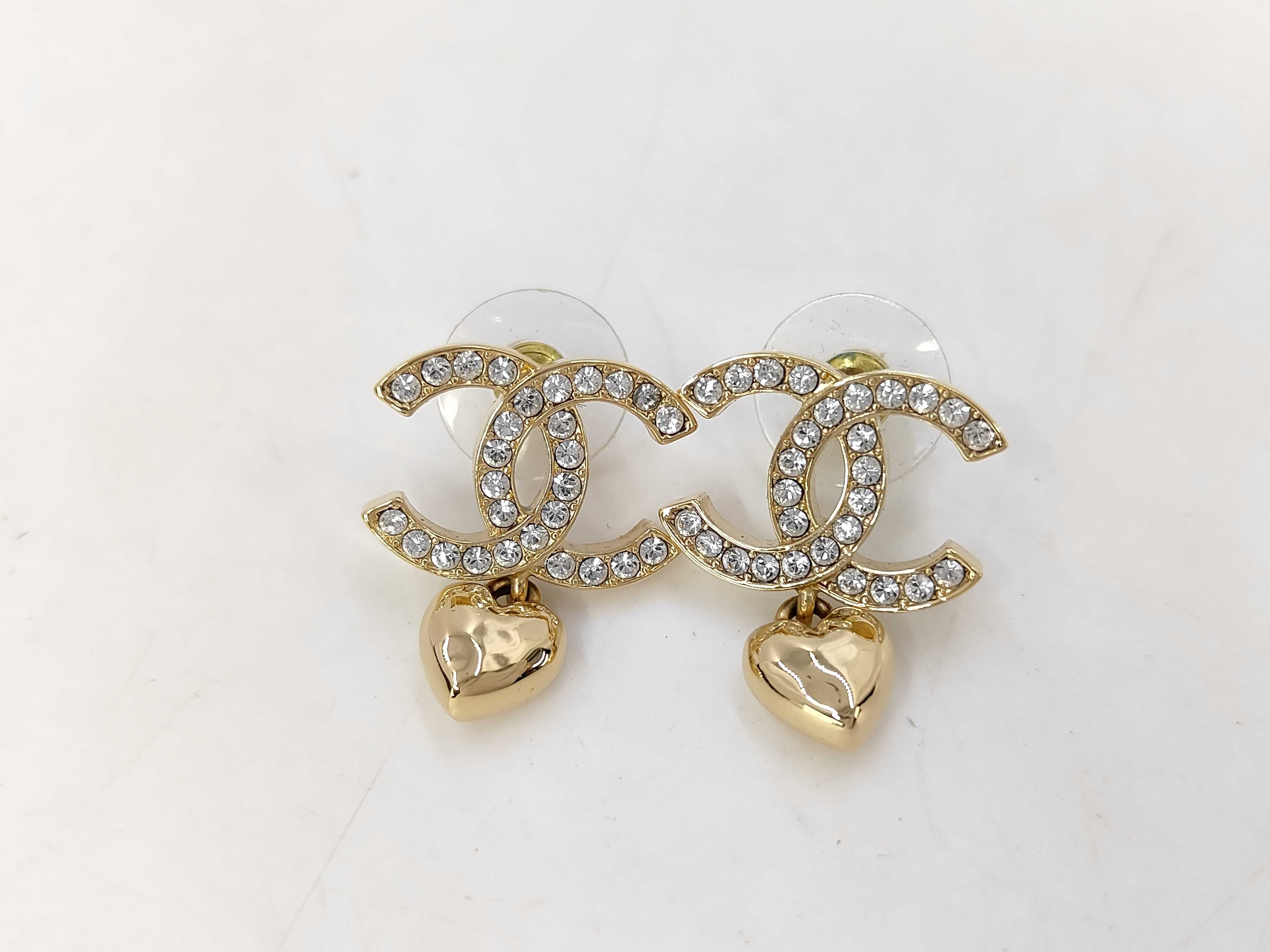 GP Hardware Coco Mark Rhinestone Earrings B24V