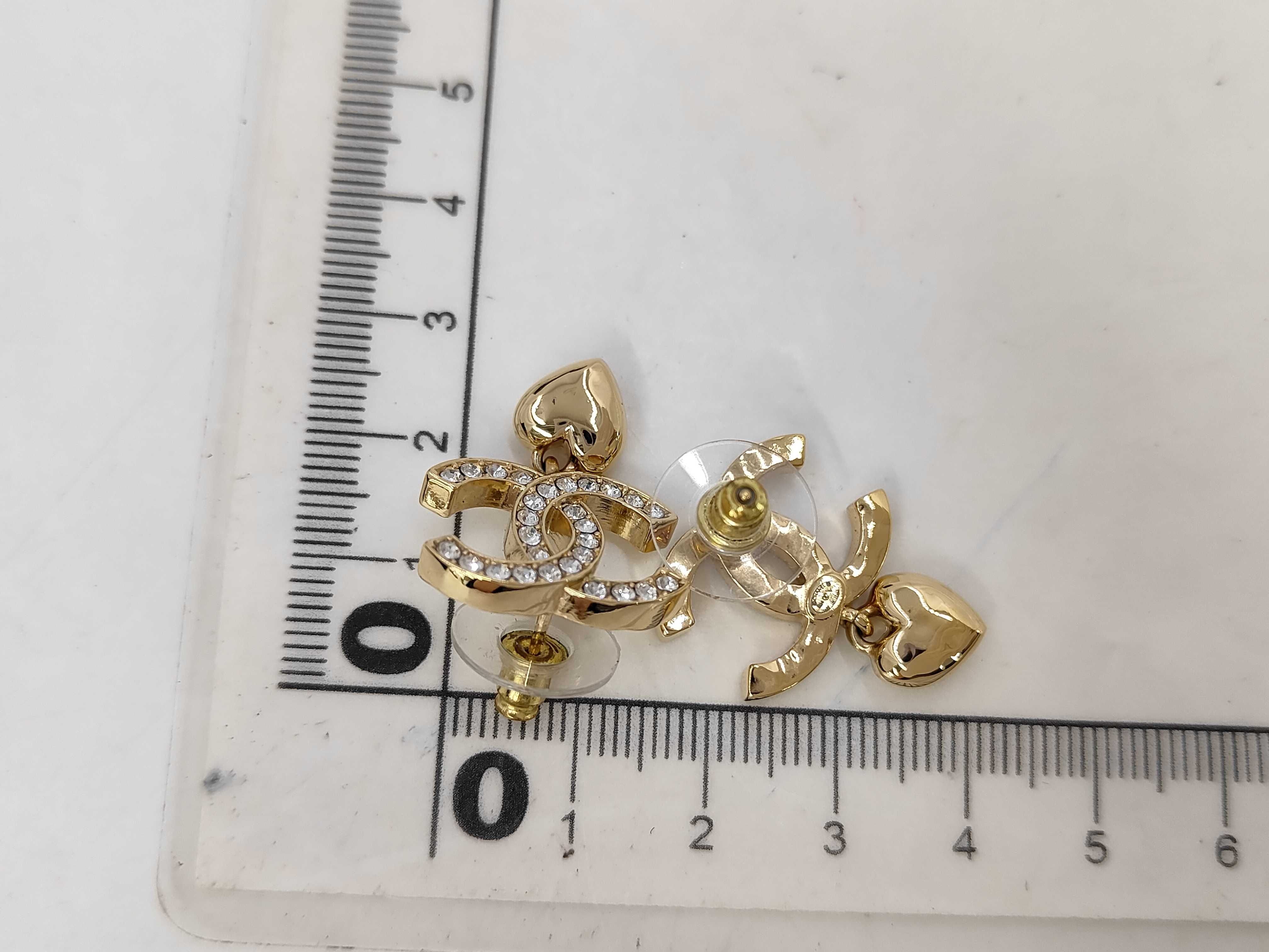 GP Hardware Coco Mark Rhinestone Earrings B24V — view 7