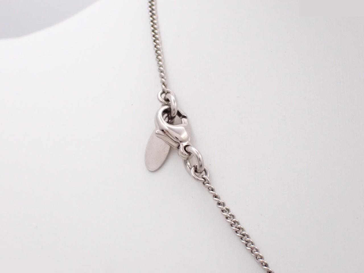 Coco Mark 10V Necklace with Rhinestones, Chain Approx. 42cm — view 2