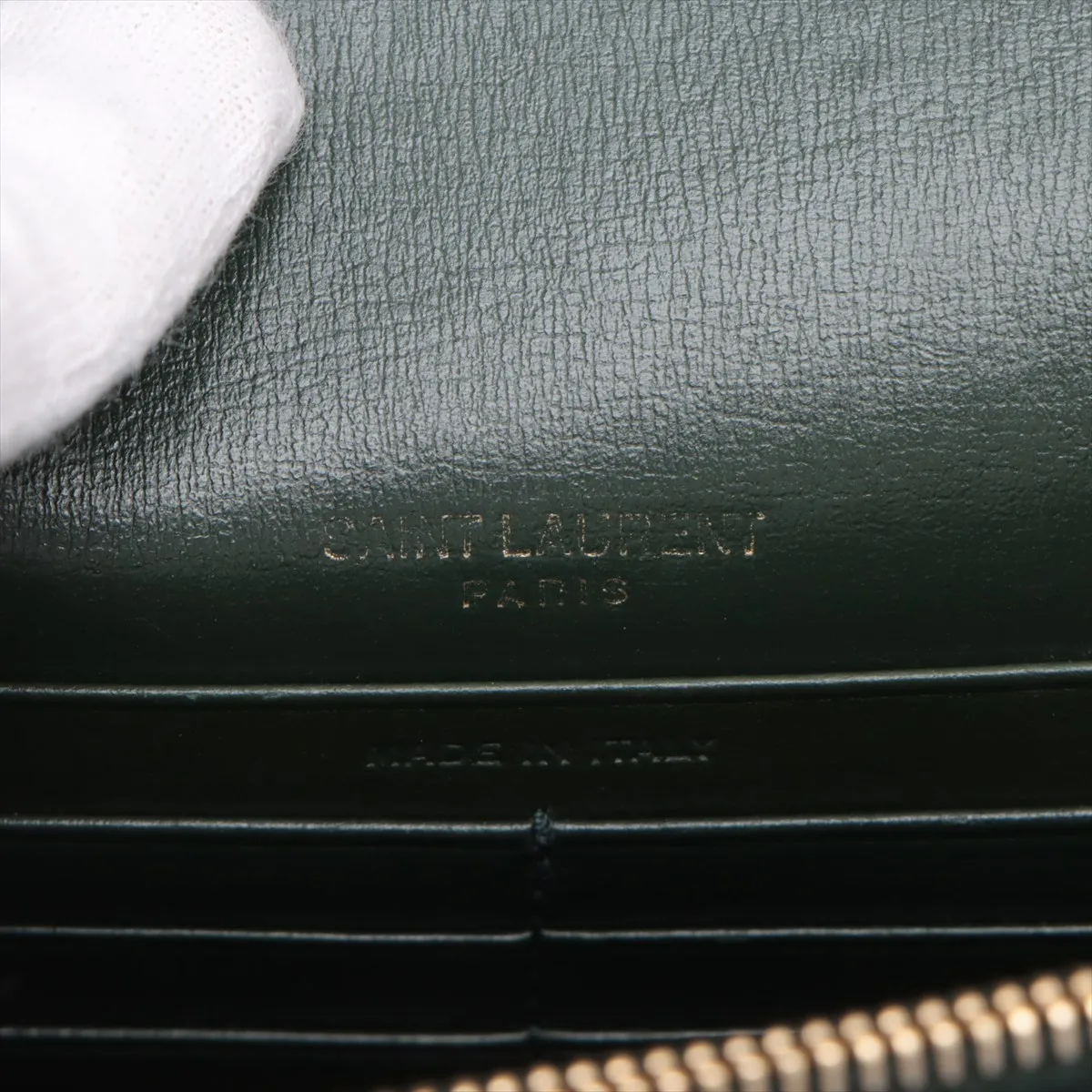 Sunset Leather 2WAY Handbag Green 533026 — view 13