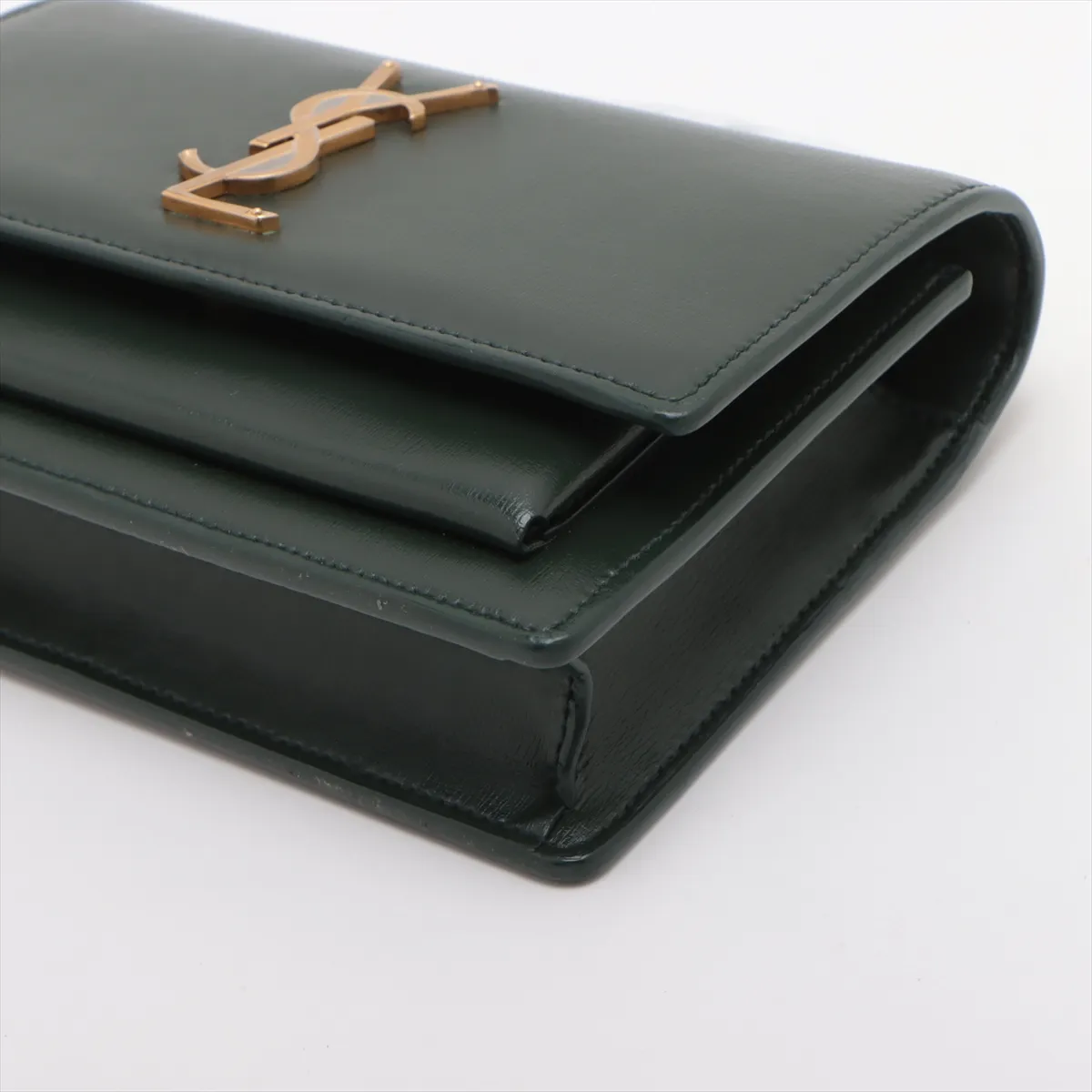 Sunset Leather 2WAY Handbag Green 533026 — view 3
