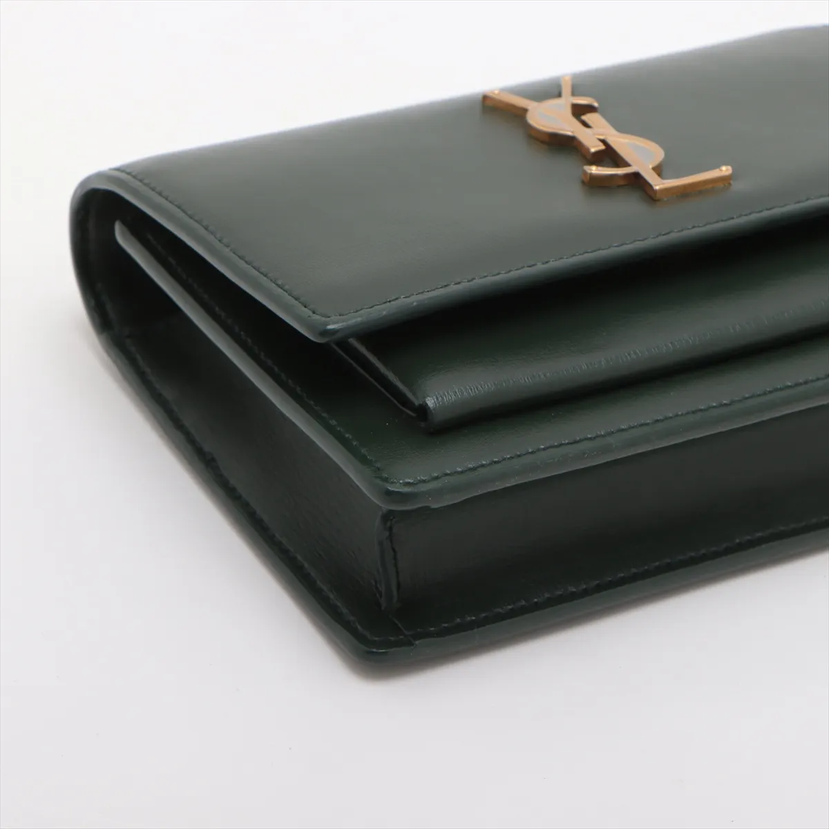 Sunset Leather 2WAY Handbag Green 533026 — view 4