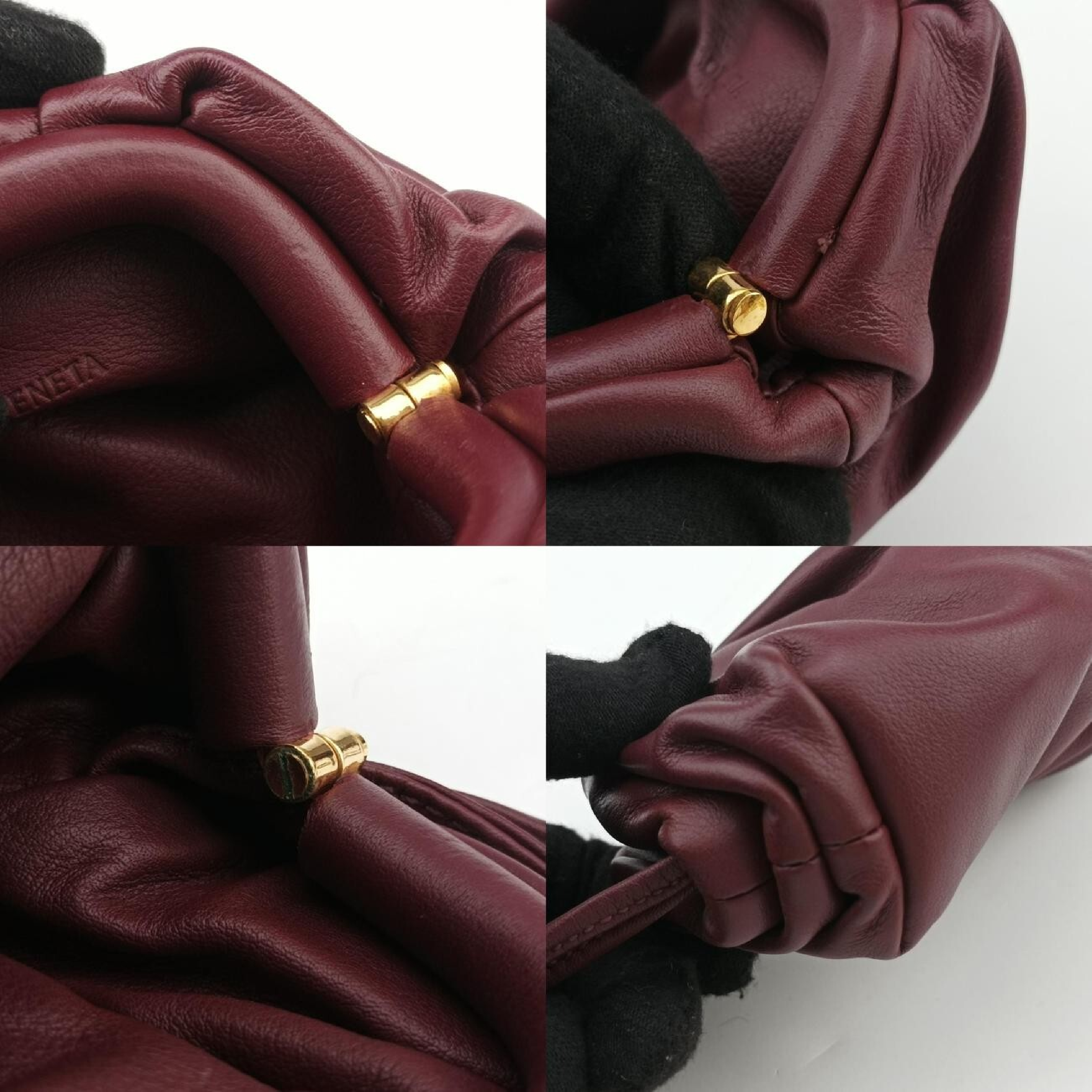 The Pouch Wine Red Lambskin IC Chip Pouch — view 8