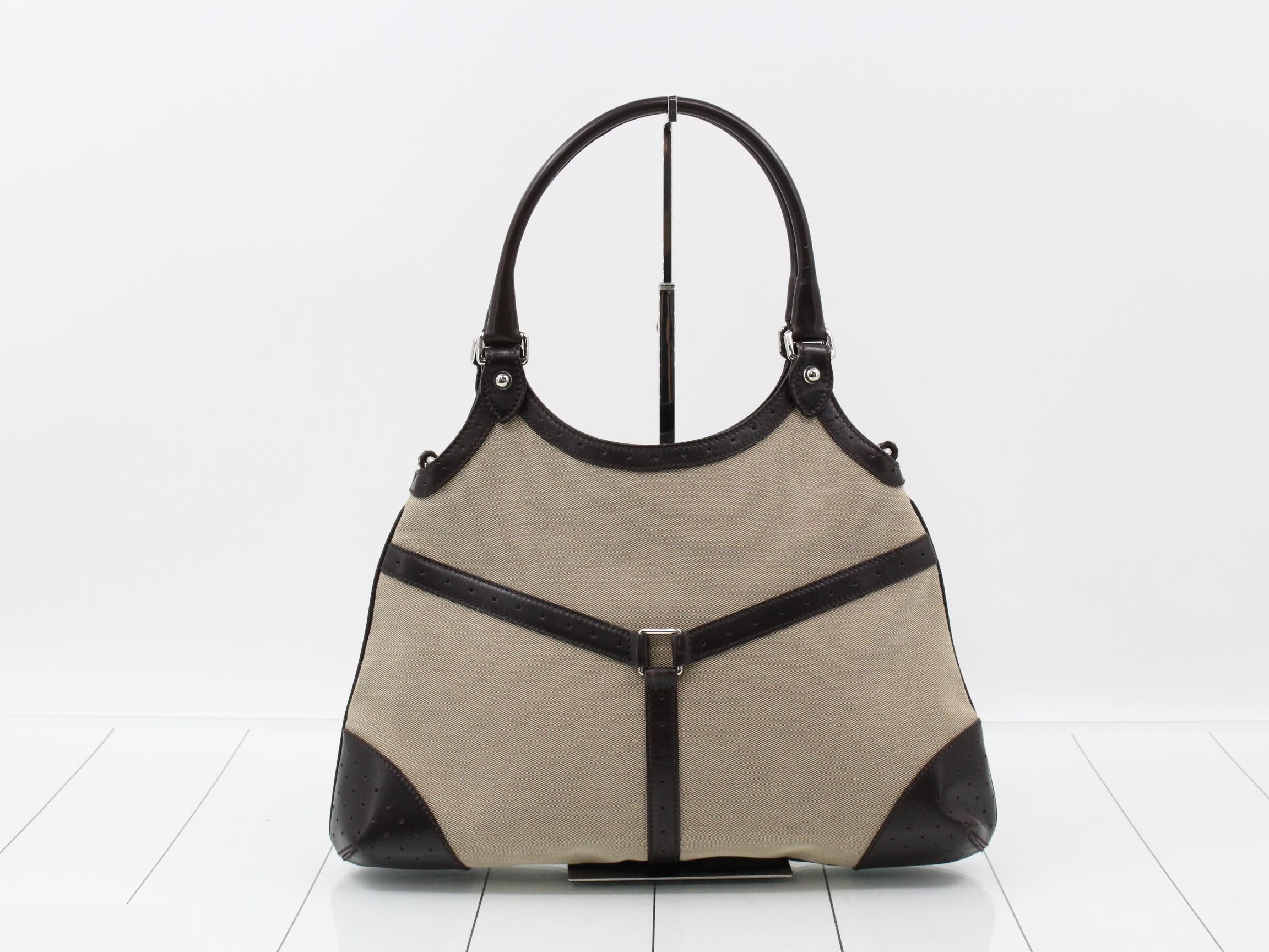Interlocking Tote Bag, Sherry, 2-Way, 114875 — view 2