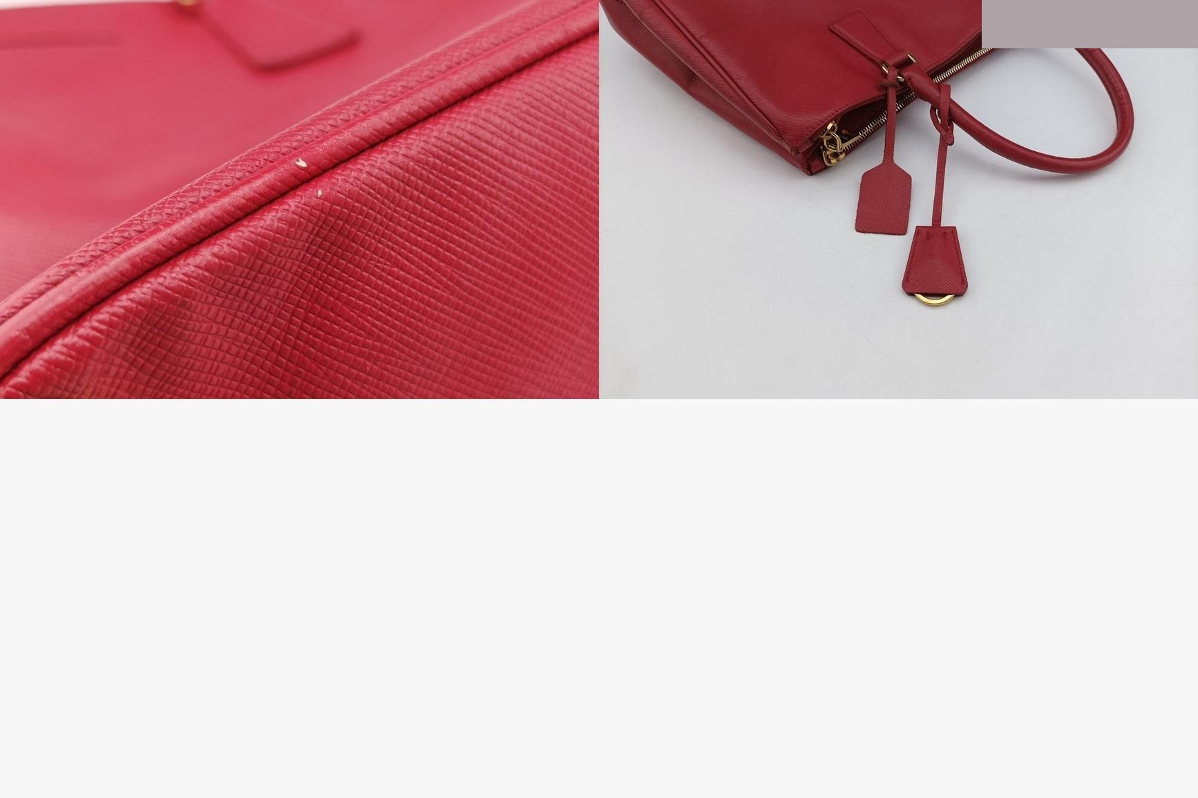Galleria Saffiano Leather Red — view 11