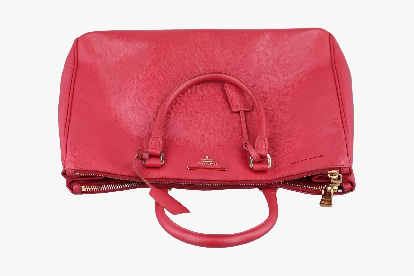 Galleria Saffiano Leather Red — view 5