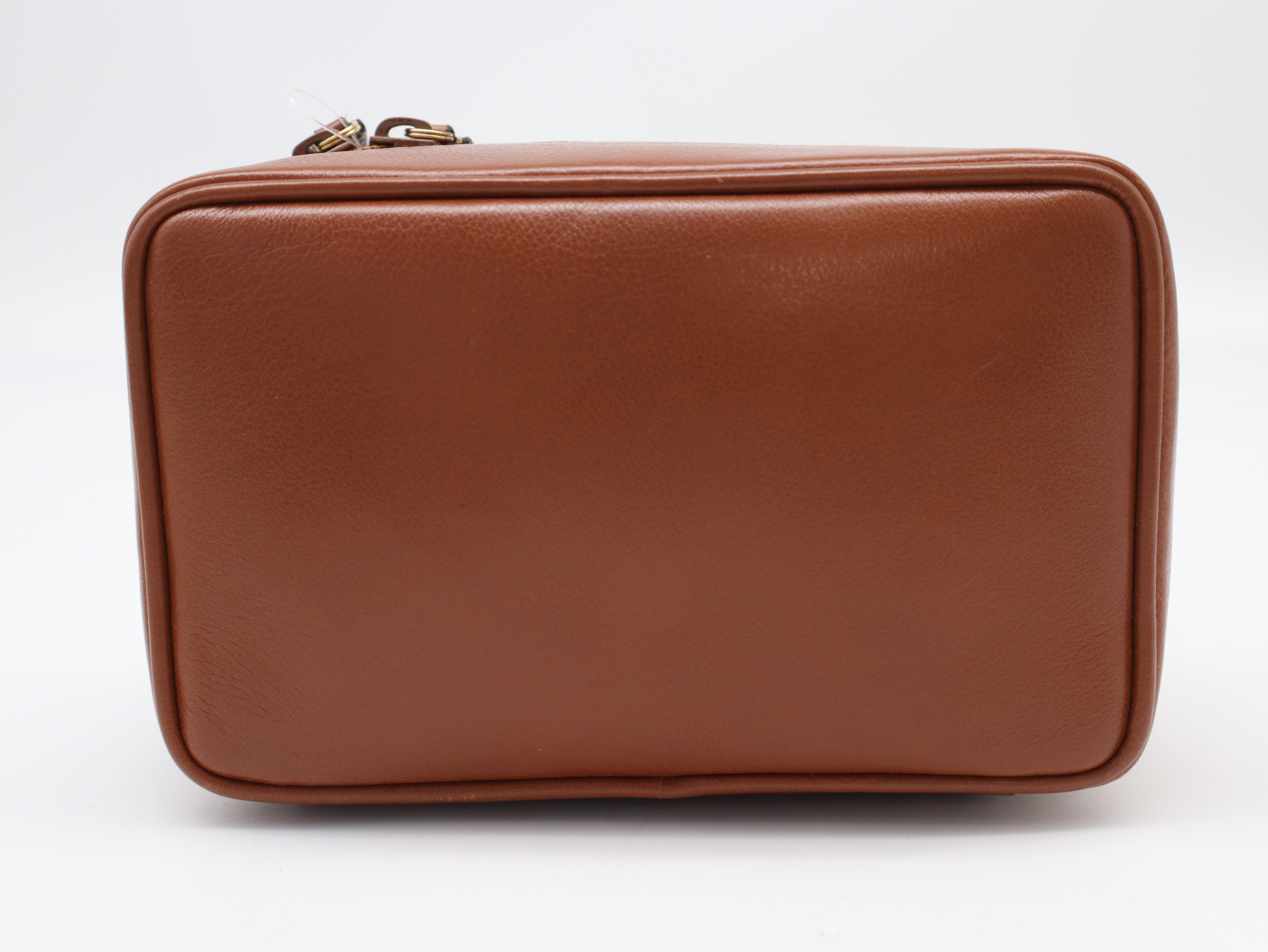 032.1705.0141 Leather Vanity Bag, Brown, with Dust Bag. — view 5