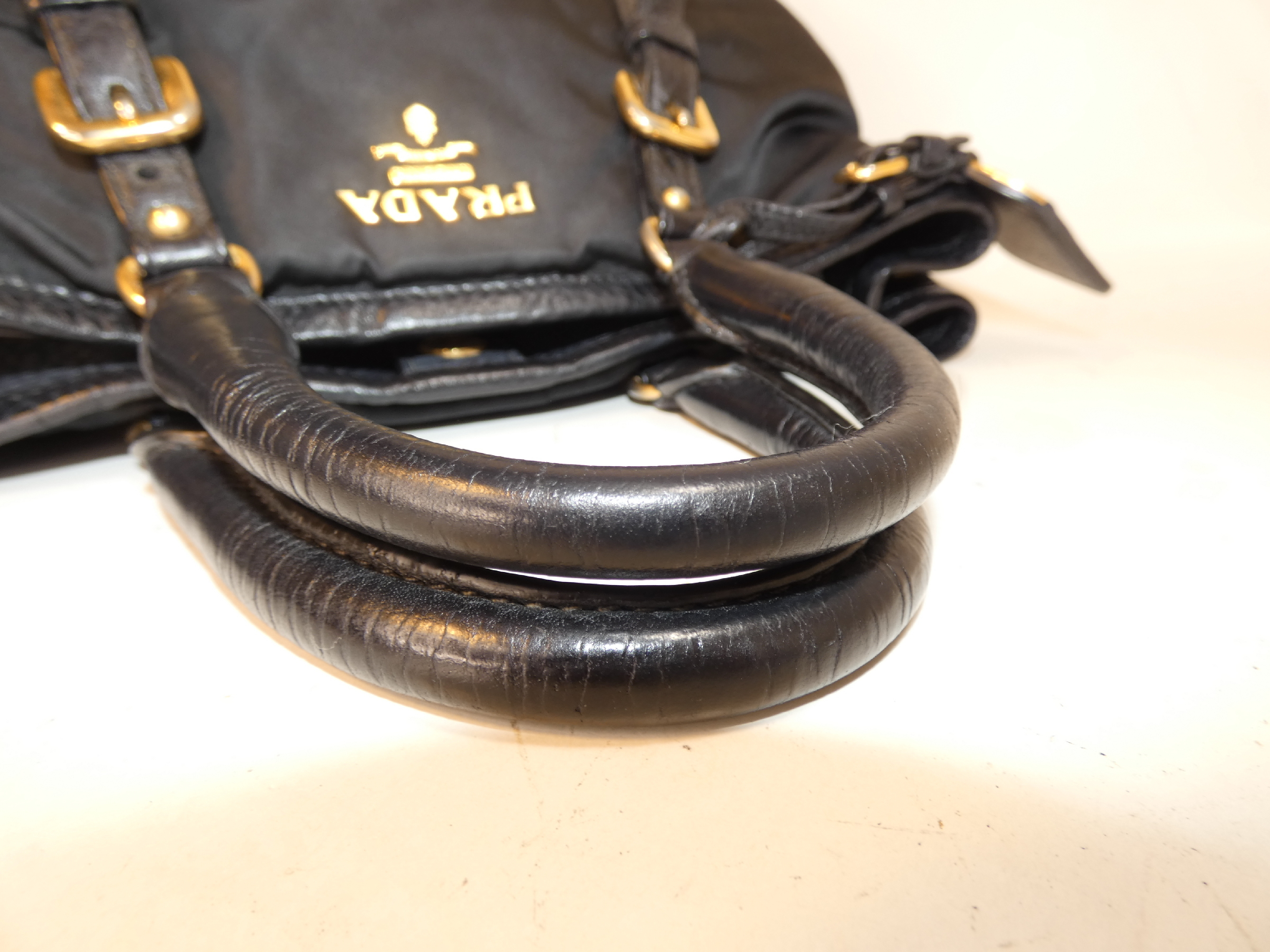 2-way Nylon Vitello Handbag — view 4