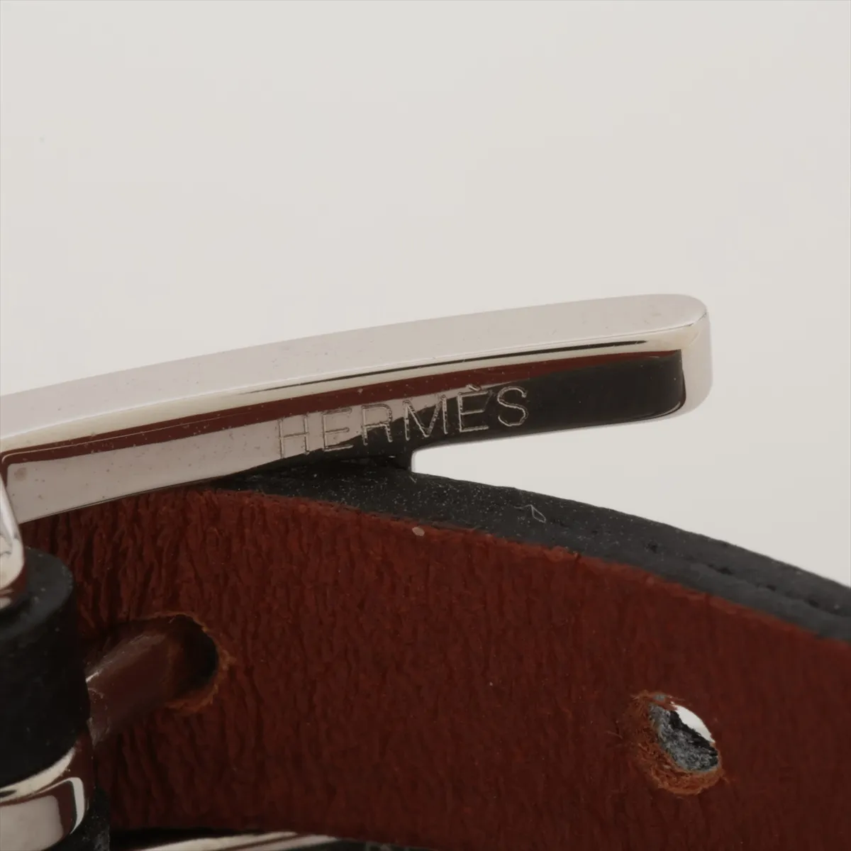 Be Api Double Tour Bracelet, GP x Leather, Black x Silver. Shows — view 6