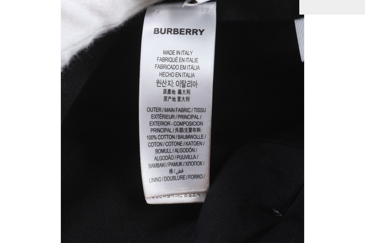 Tag attached TB logo Nova check baseball cap hat M — view 8