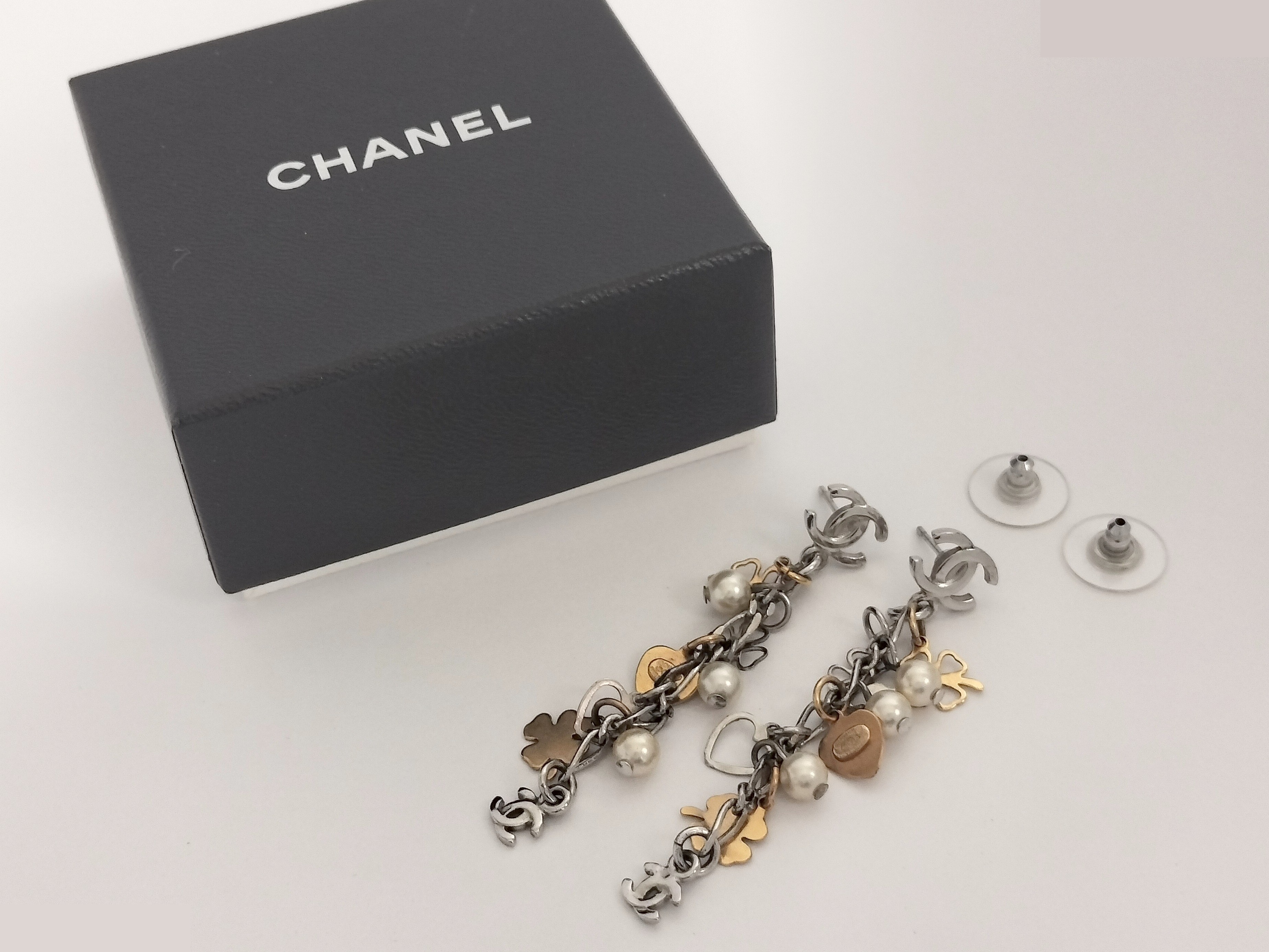 Coco Charm Silver Earrings — view 2
