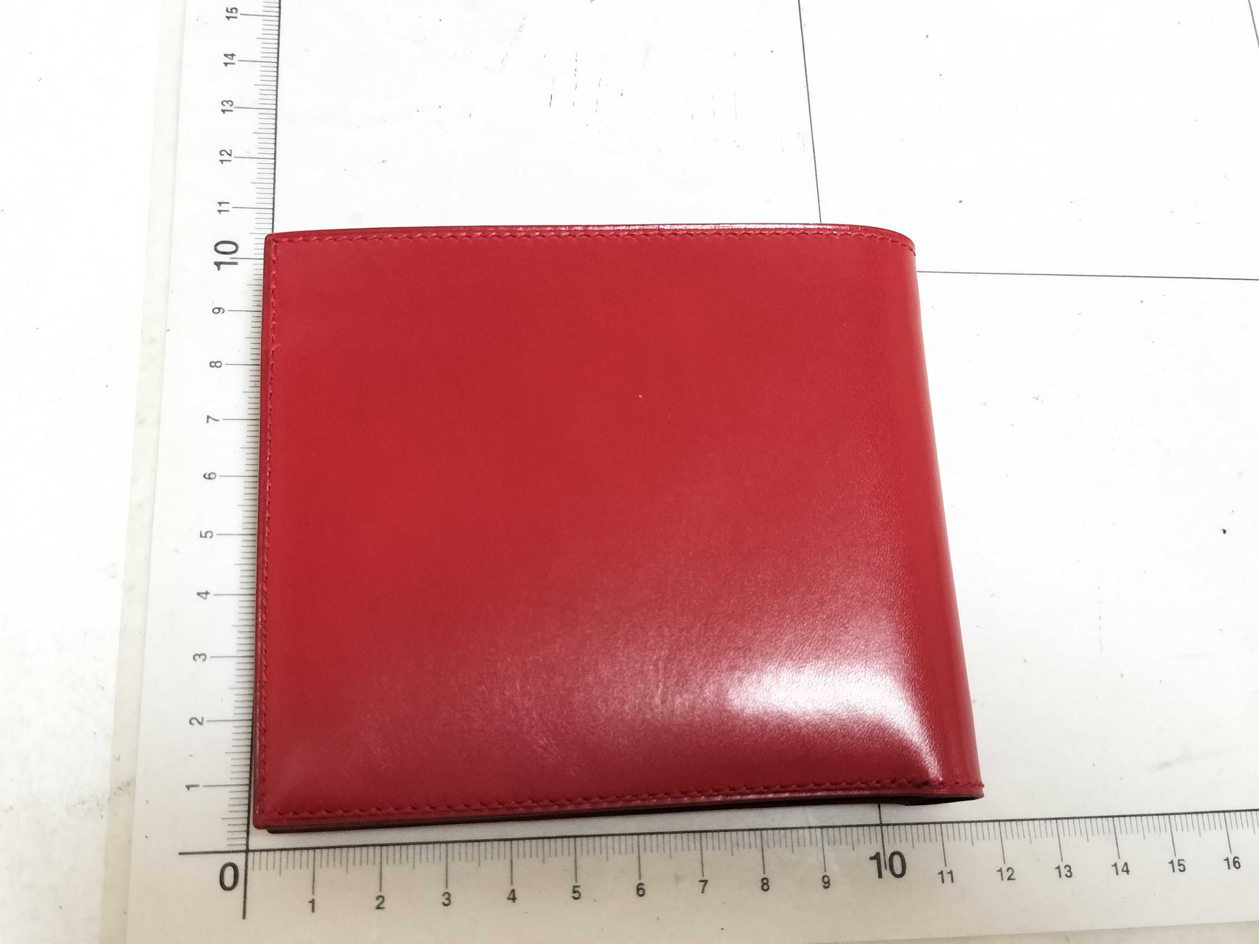 Bi-fold Wallet Box Calf Red Y Wallet — view 2