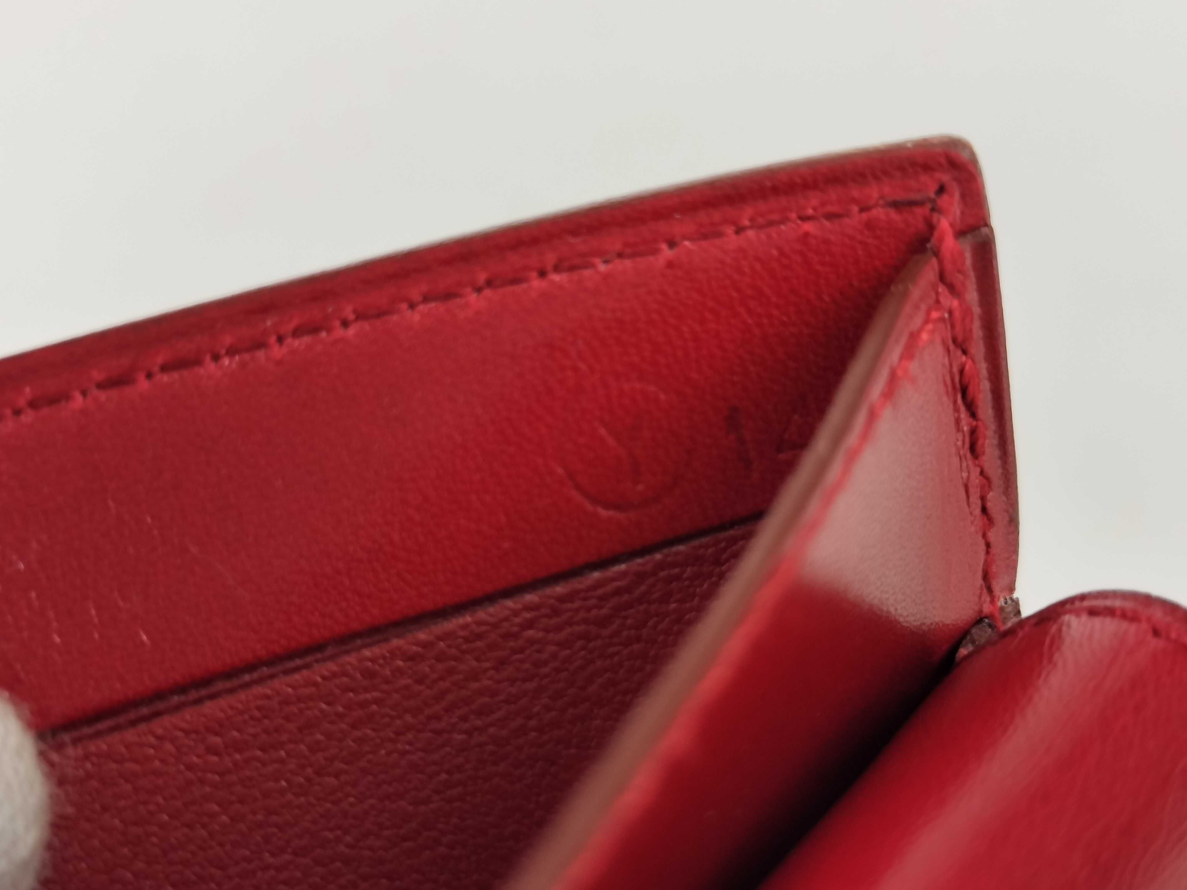 Bi-fold Wallet Box Calf Red Y Wallet — view 13