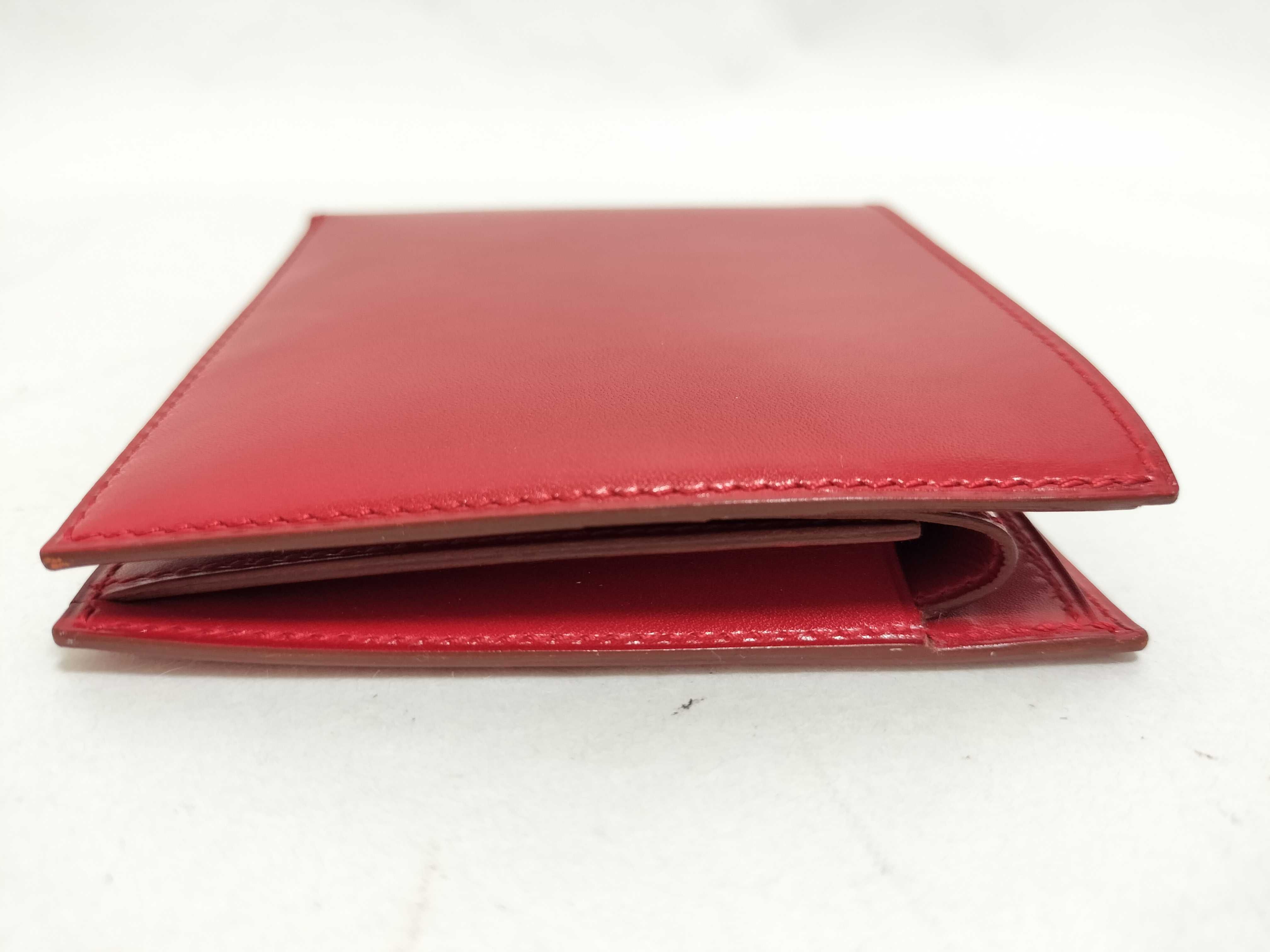 Bi-fold Wallet Box Calf Red Y Wallet — view 5