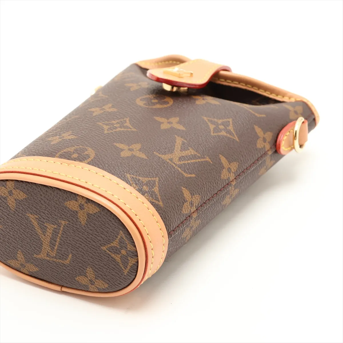 Monogram Fold Me Pouch M80874 Brown (RFID detected) — view 3