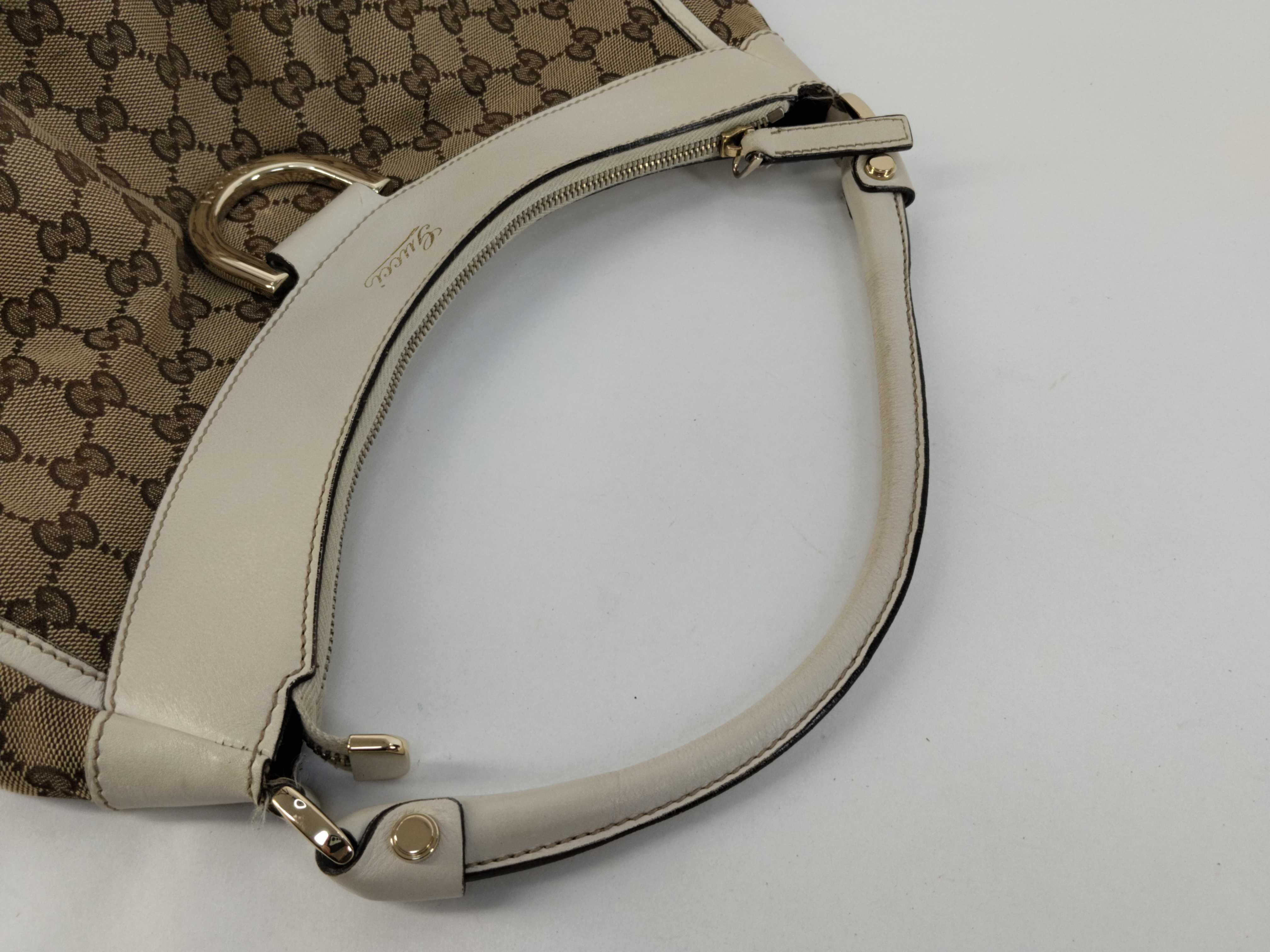 GG Canvas Handbag, Abbey White Handbag — view 3