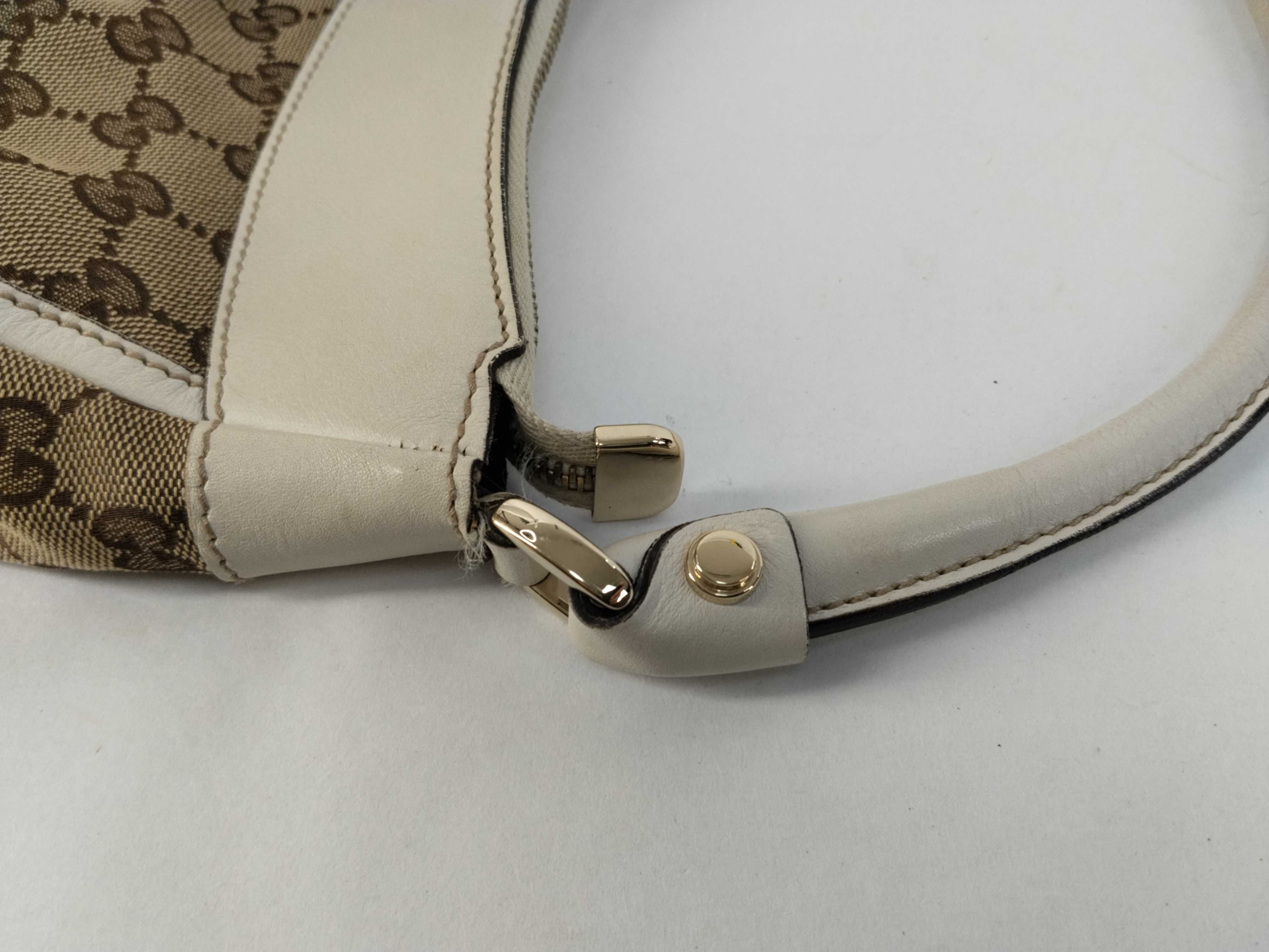 GG Canvas Handbag, Abbey White Handbag — view 5