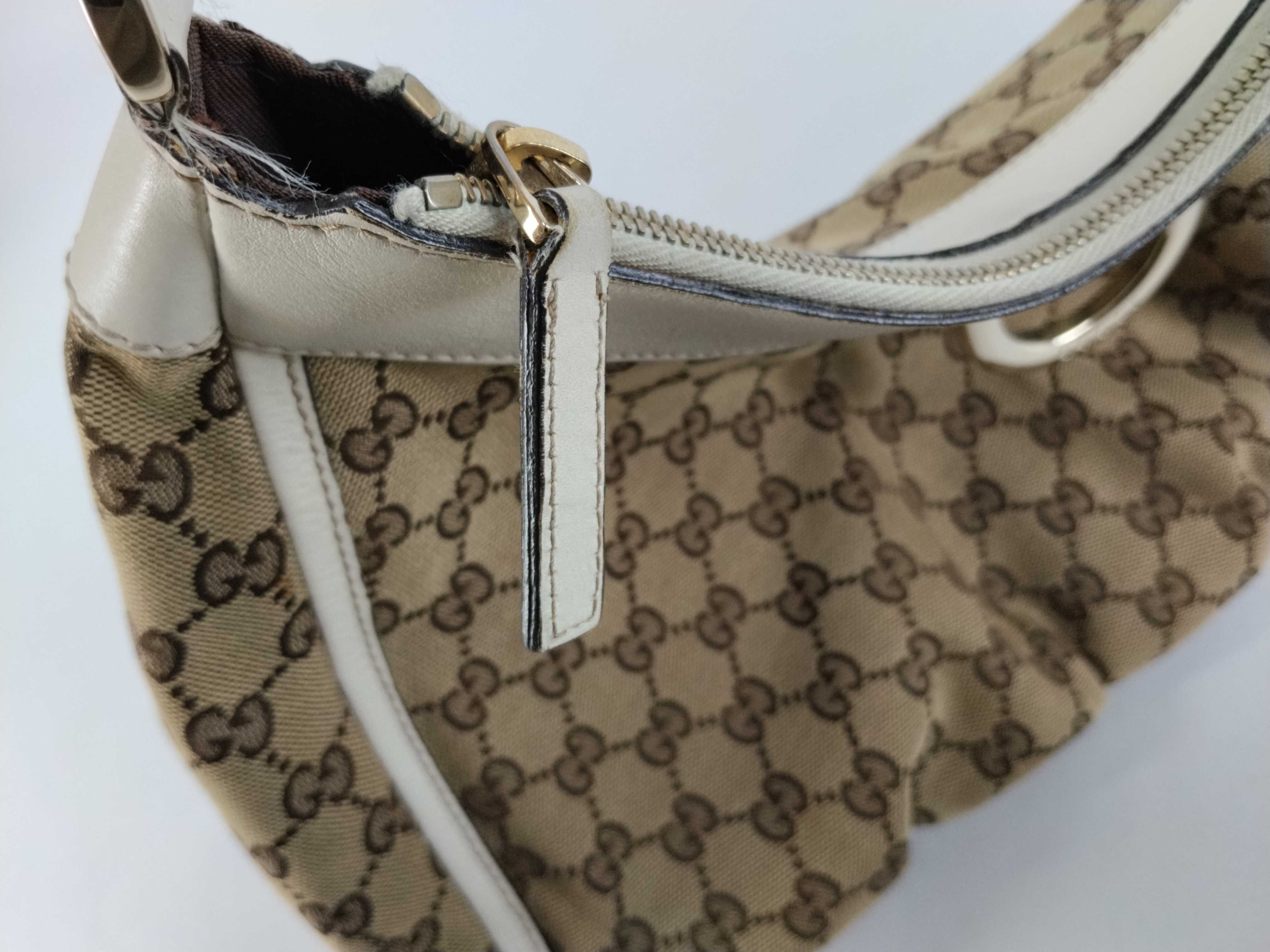 GG Canvas Handbag, Abbey White Handbag — view 8