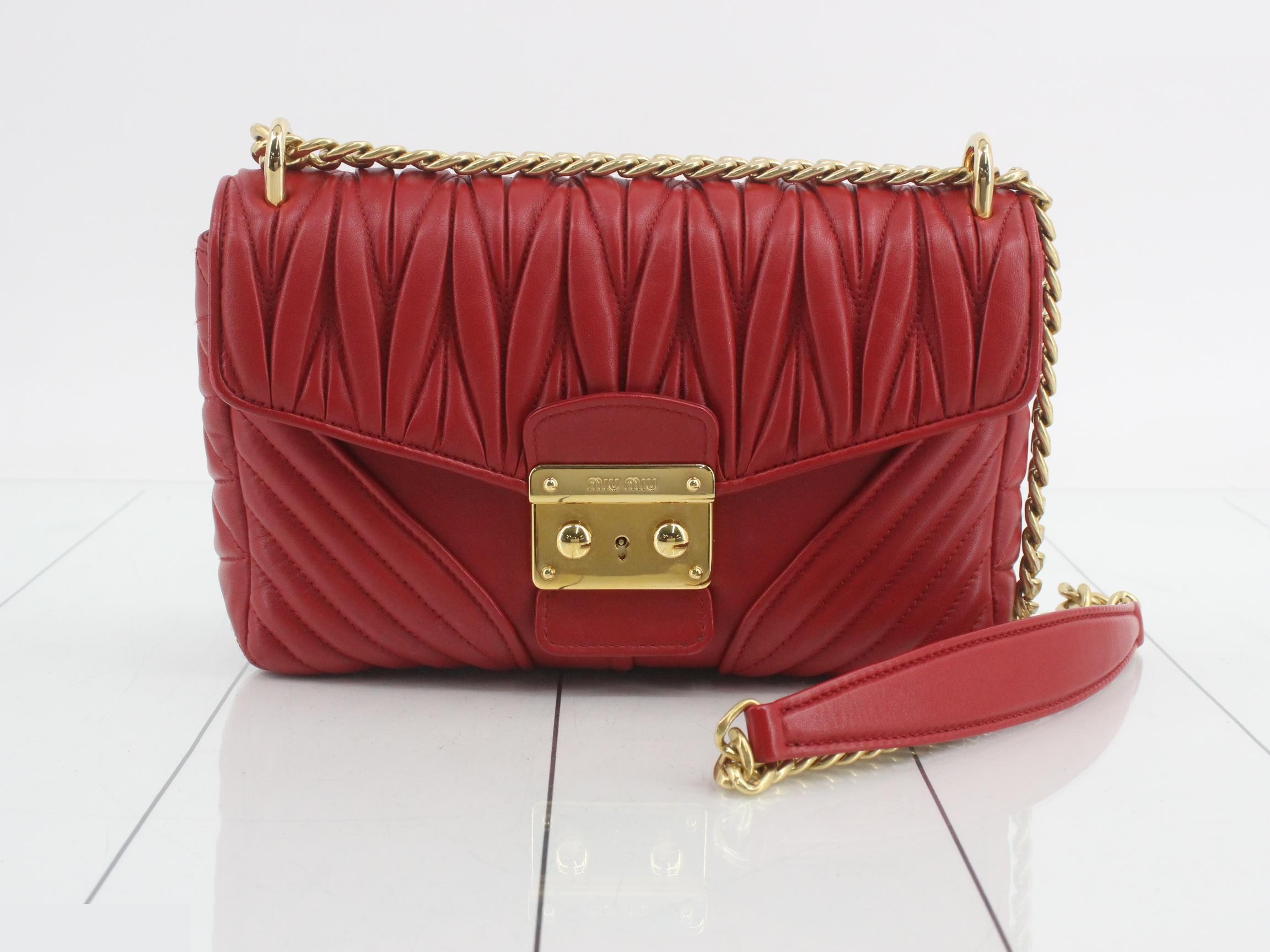 Matelasse Biker Shoulder Bag