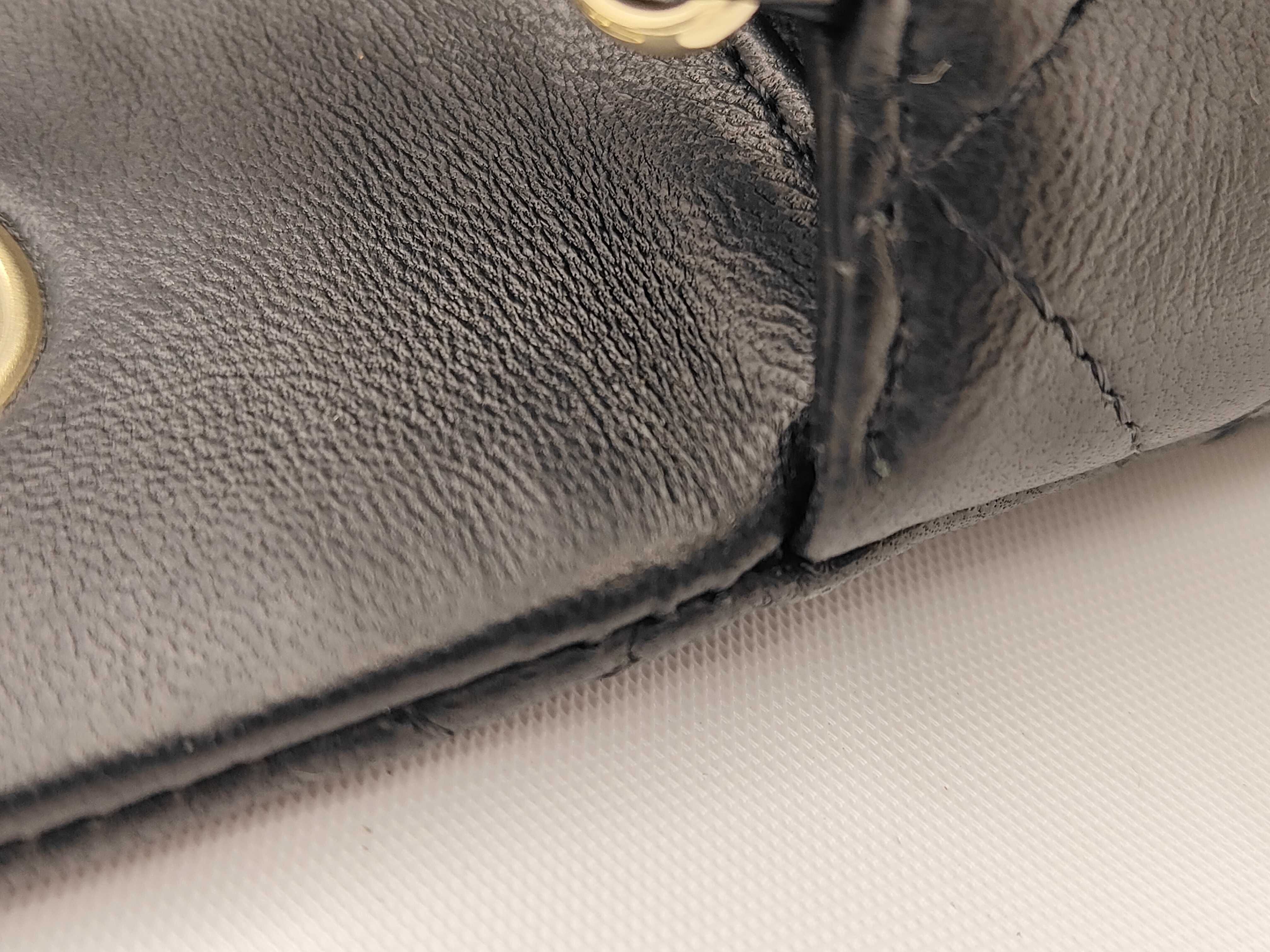 Lambskin Mini Matelassé 20 Chain Shoulder Bag, Black, with IC Plate — view 8