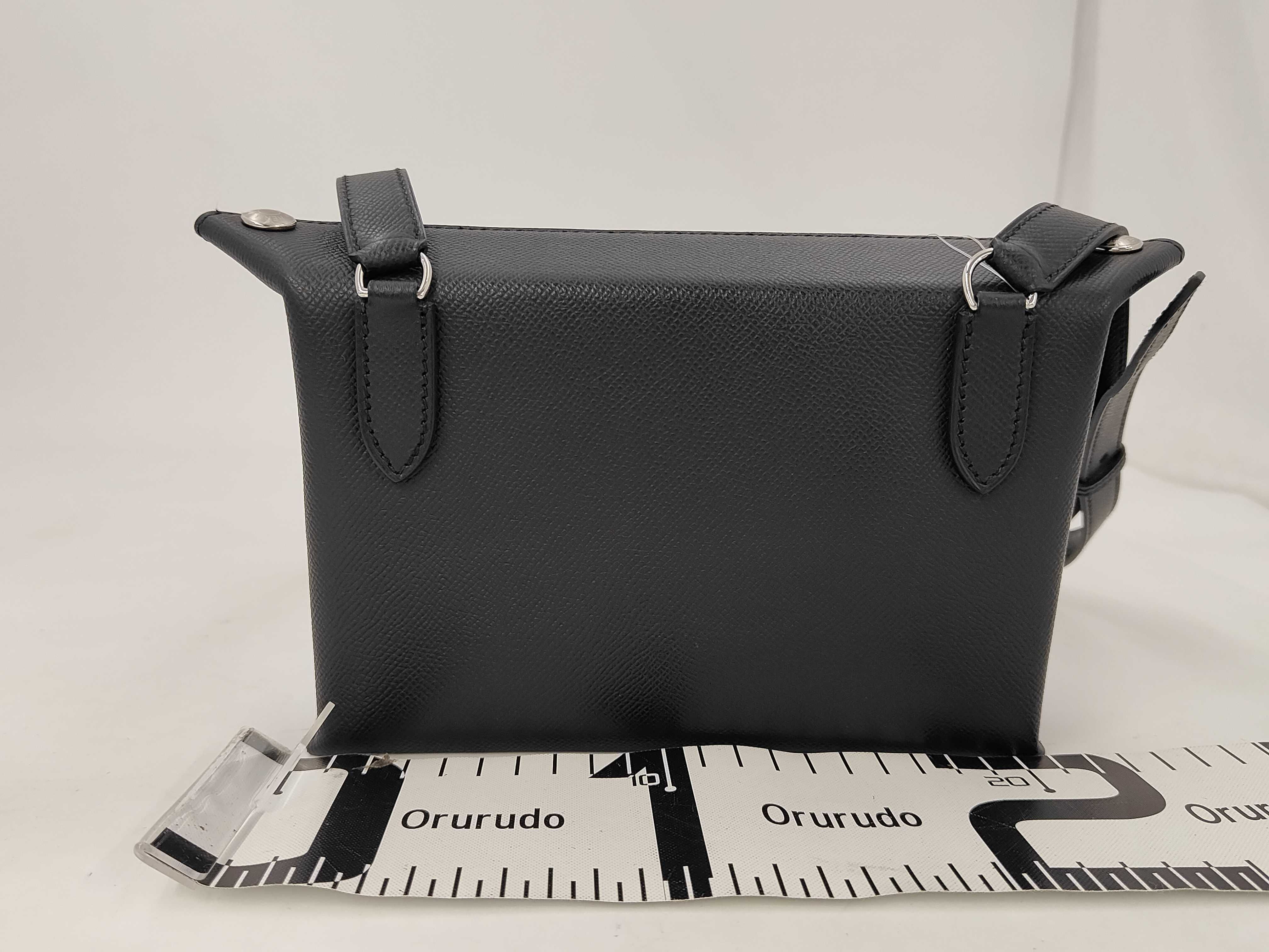 Widpoche Shoulder Bag Leather K Stamp Black Shoulder Bag — view 2
