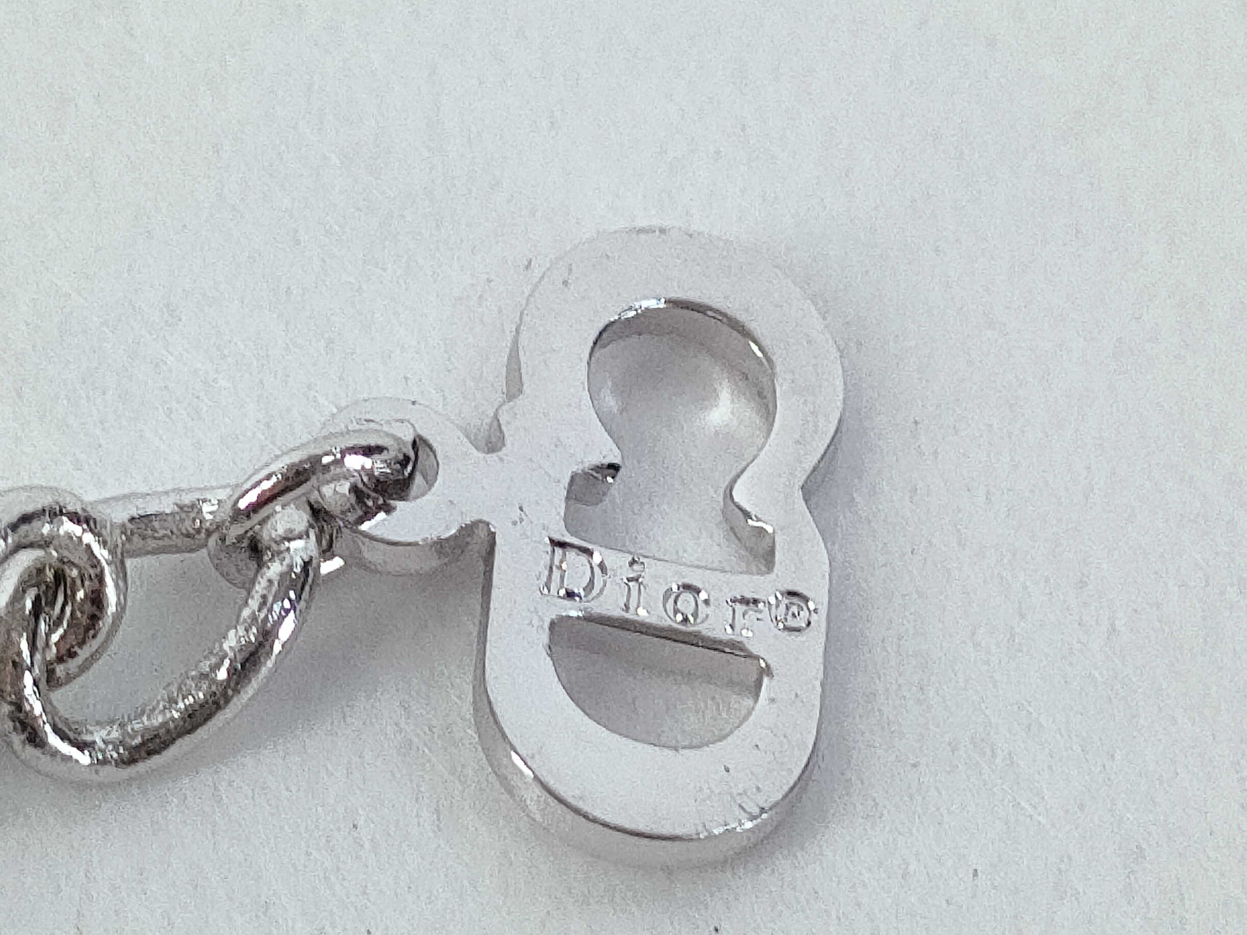 Trotter NO2 Plate Blue Silver Necklace — view 4