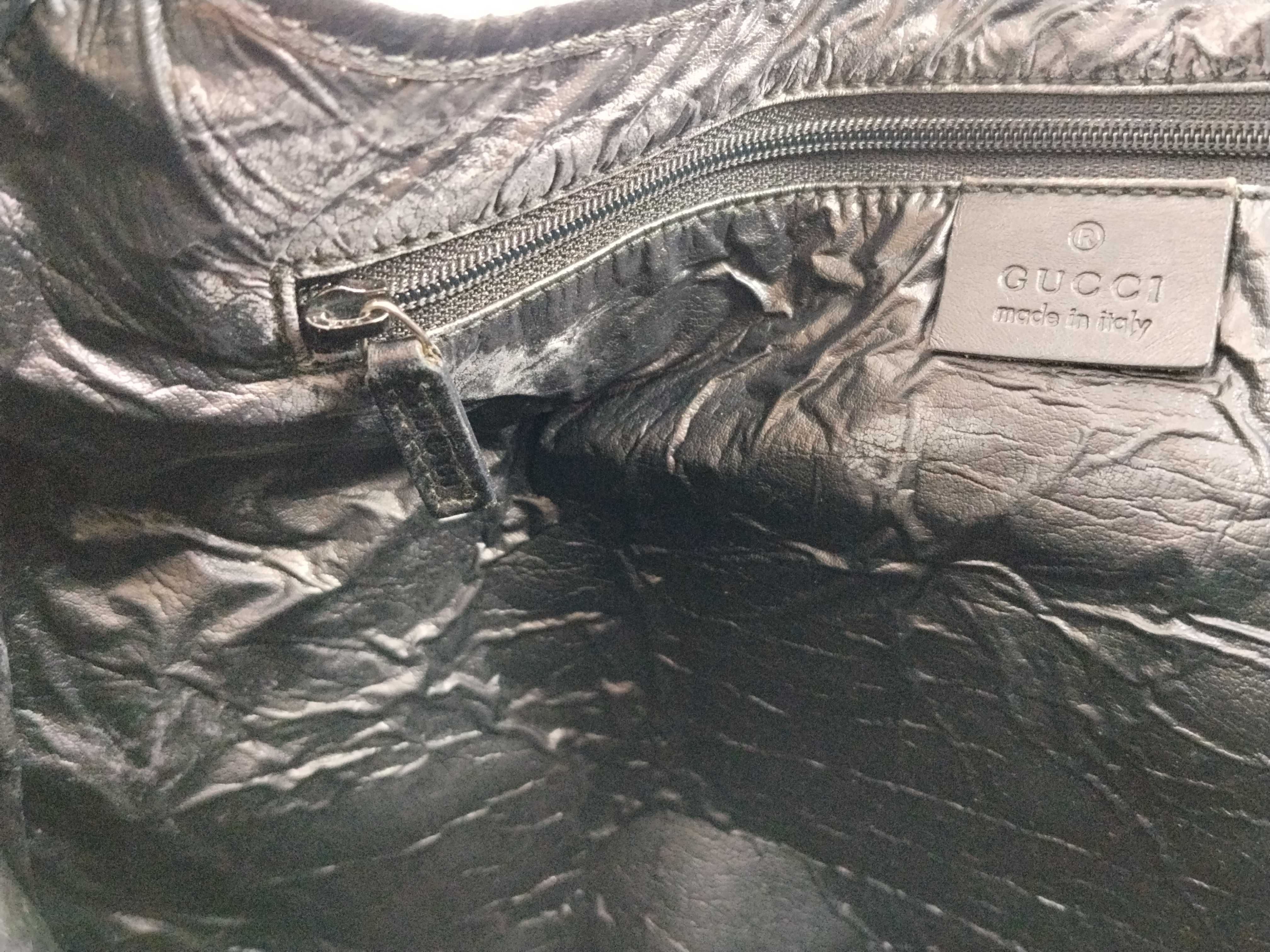 GG Canvas Handbag, New Jackie Sherry Black Shoulder Bag — view 14