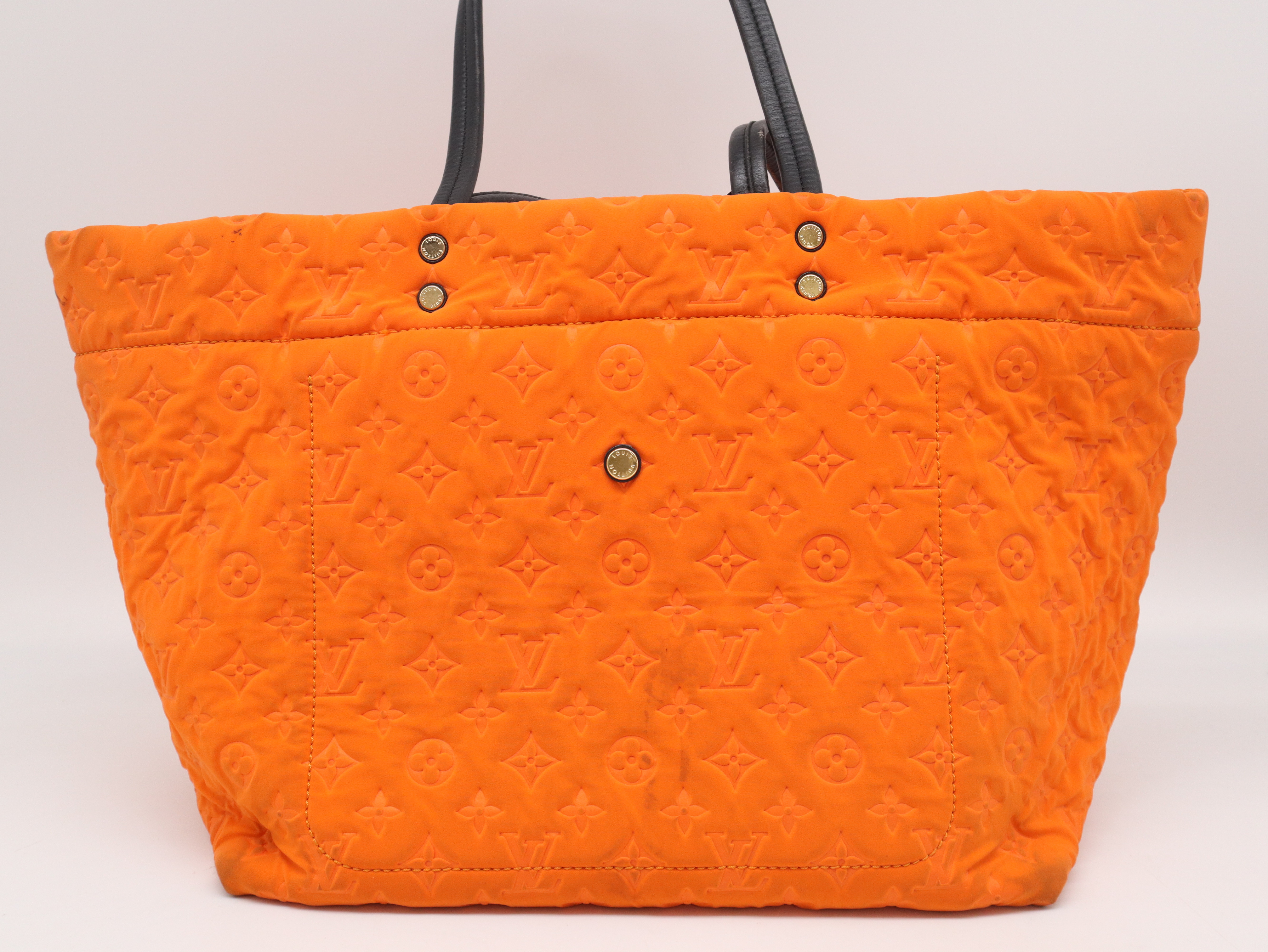 M92803 Monogram Cruise Line Scuba MM Microfiber Orange Tote Bag — view 2