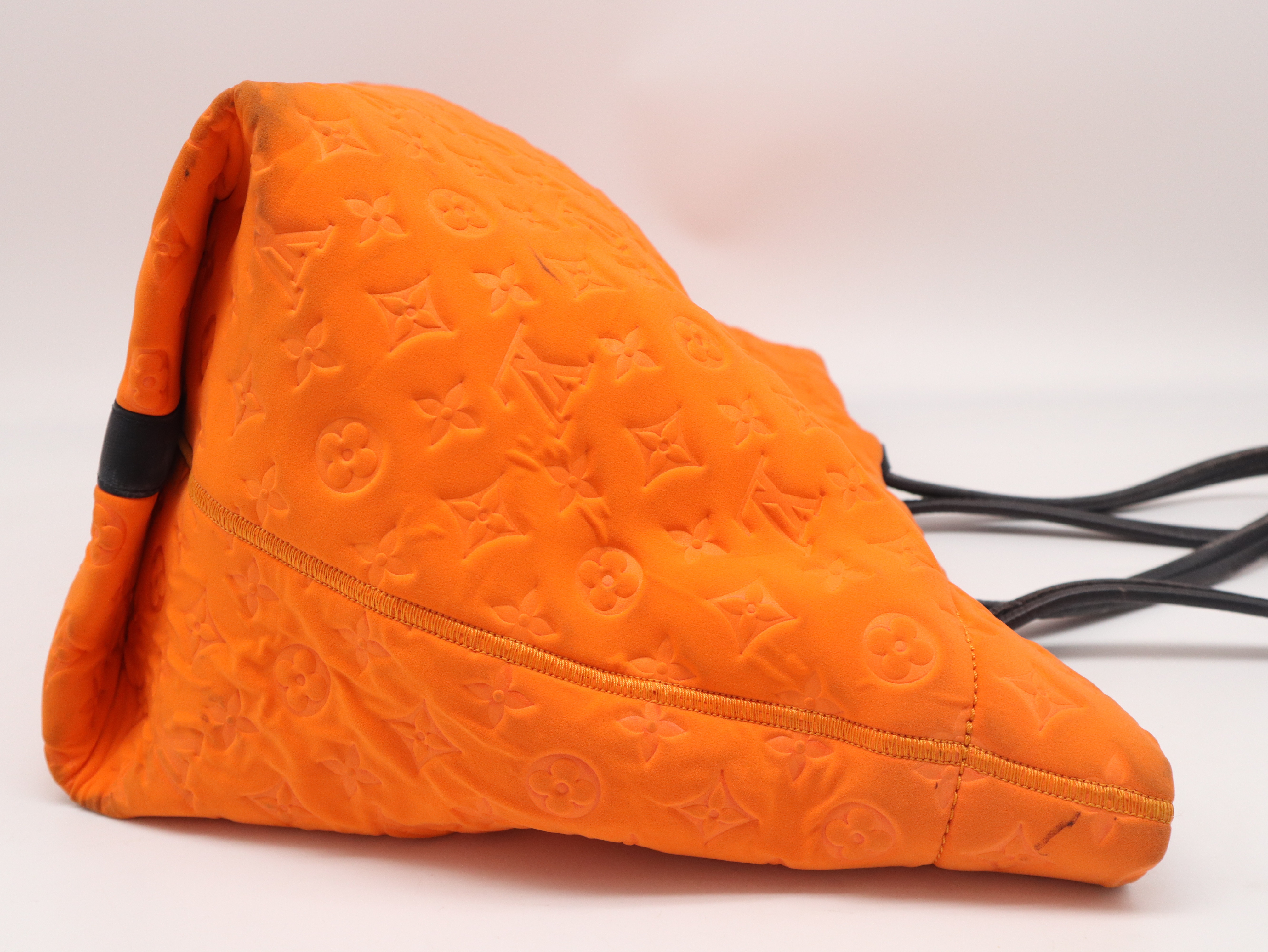 M92803 Monogram Cruise Line Scuba MM Microfiber Orange Tote Bag — view 4
