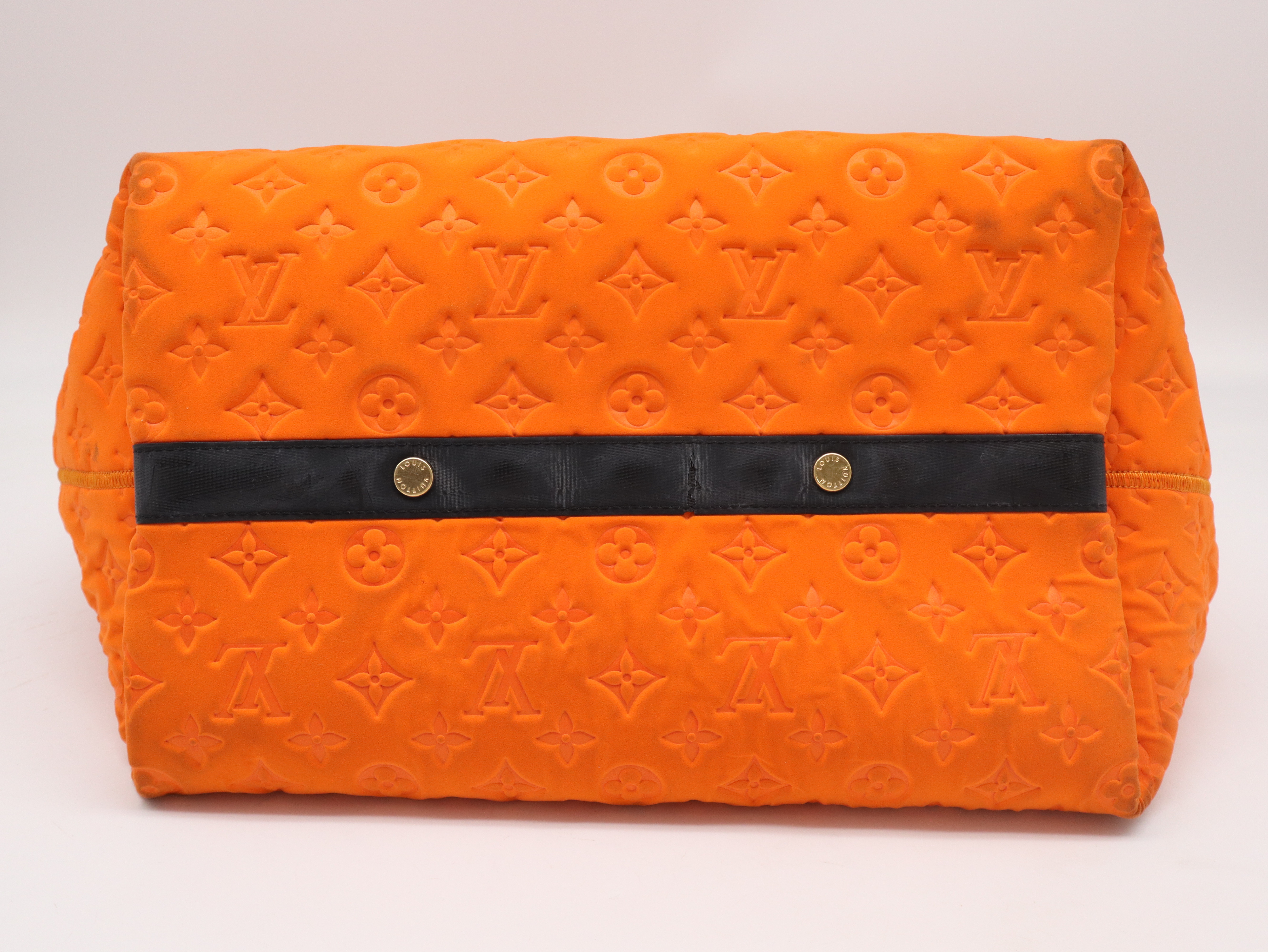 M92803 Monogram Cruise Line Scuba MM Microfiber Orange Tote Bag — view 5