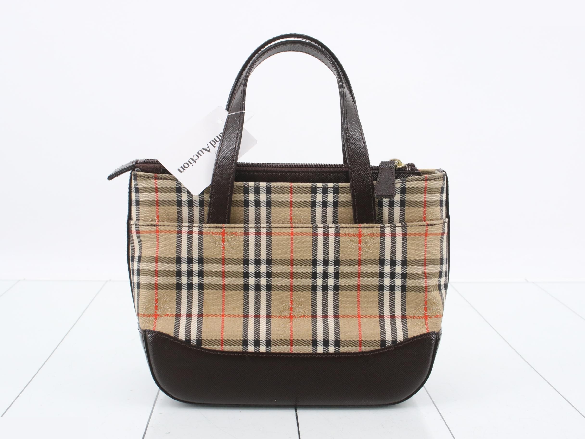 Nova Check Mini Tote Bag — view 2