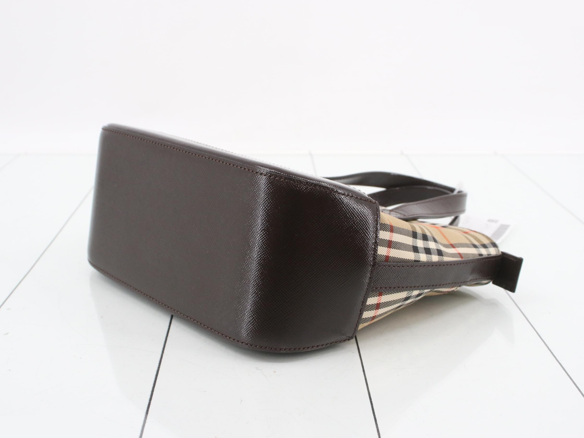 Nova Check Mini Tote Bag — view 6