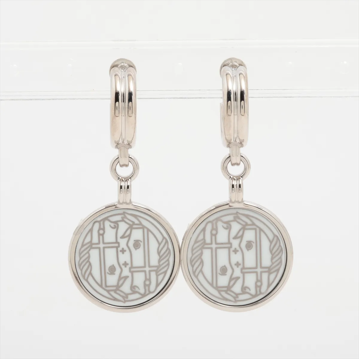 Quadrière Earrings (Pair) Metal Silver, — view 2