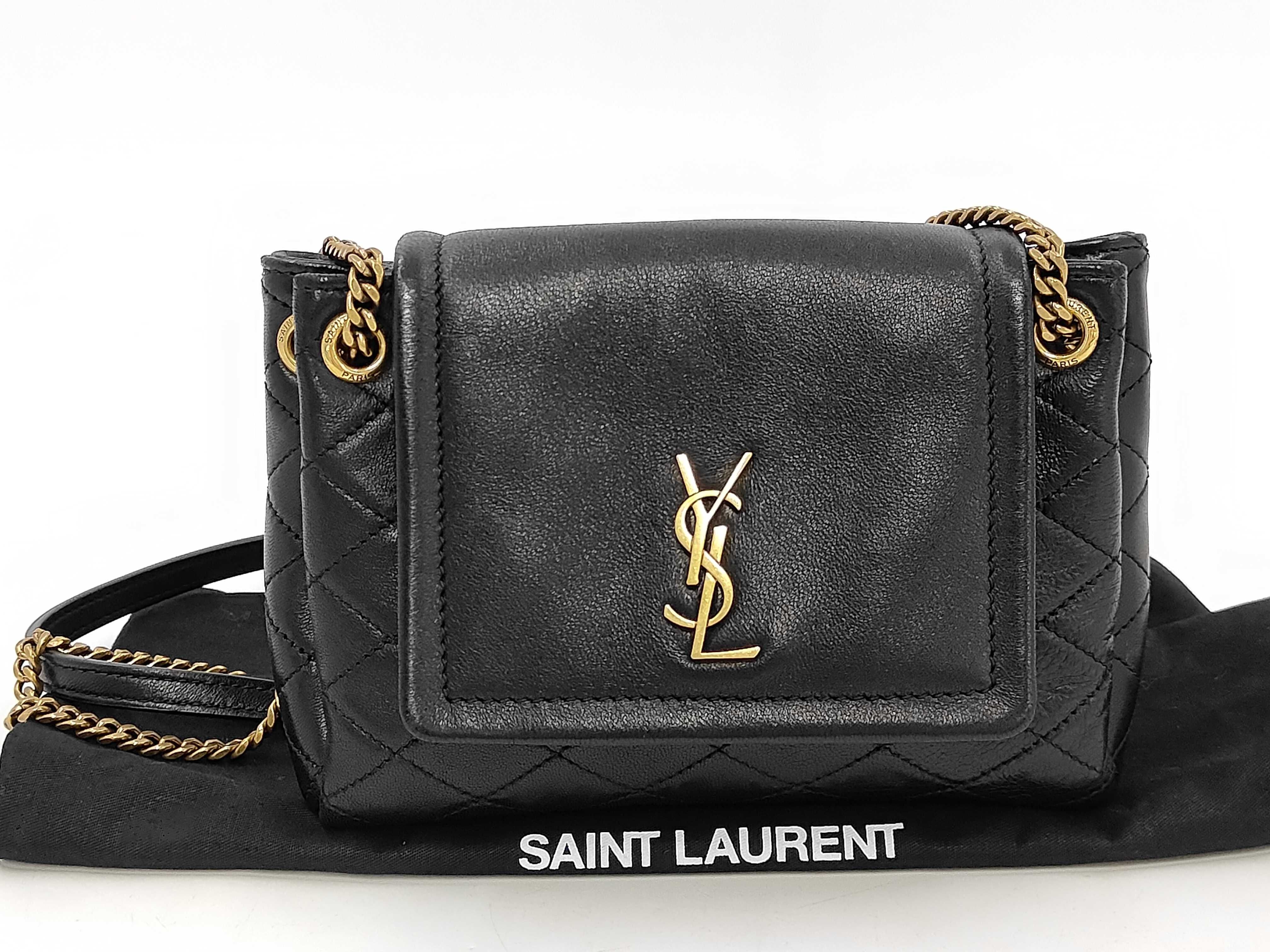 Mini Nolita Leather Chain Shoulder Bag