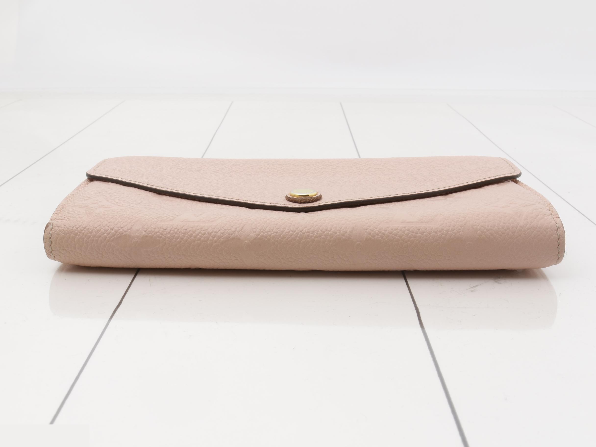 Monogram Empreinte Portefeuille Sarah Rose Poudre Bi-fold Long Wallet — view 3