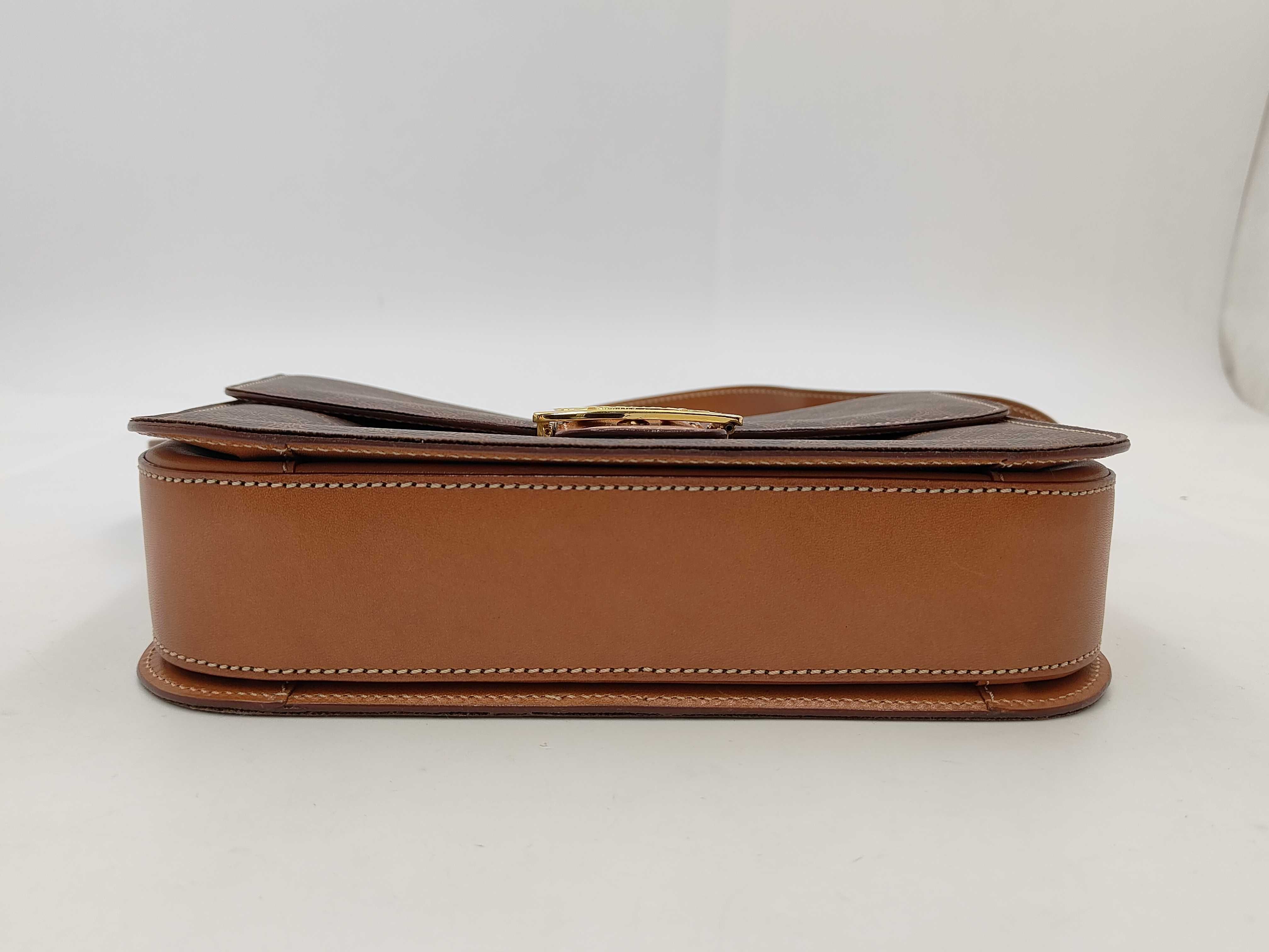 Macadam pattern carriage hardware PVC leather shoulder bag — view 6