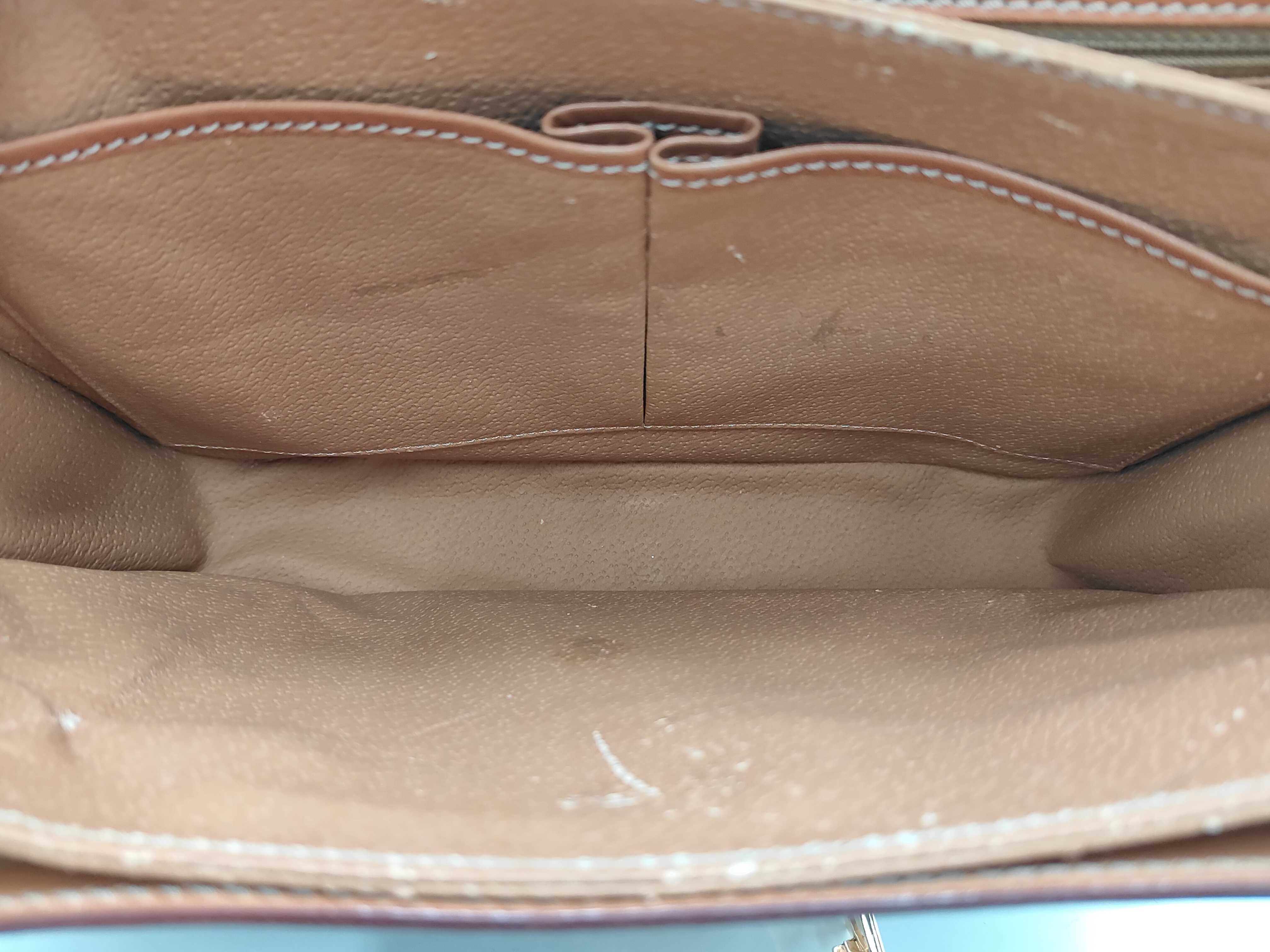 Macadam pattern carriage hardware PVC leather shoulder bag — view 8