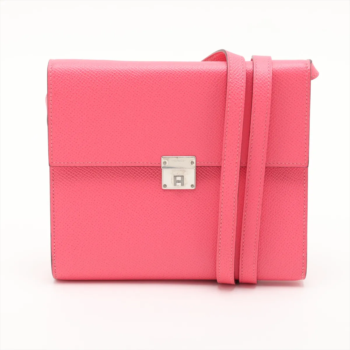 Hermès Click 16, Veau Epsom, Rose Azalee, Silver Hardware, C: 2018