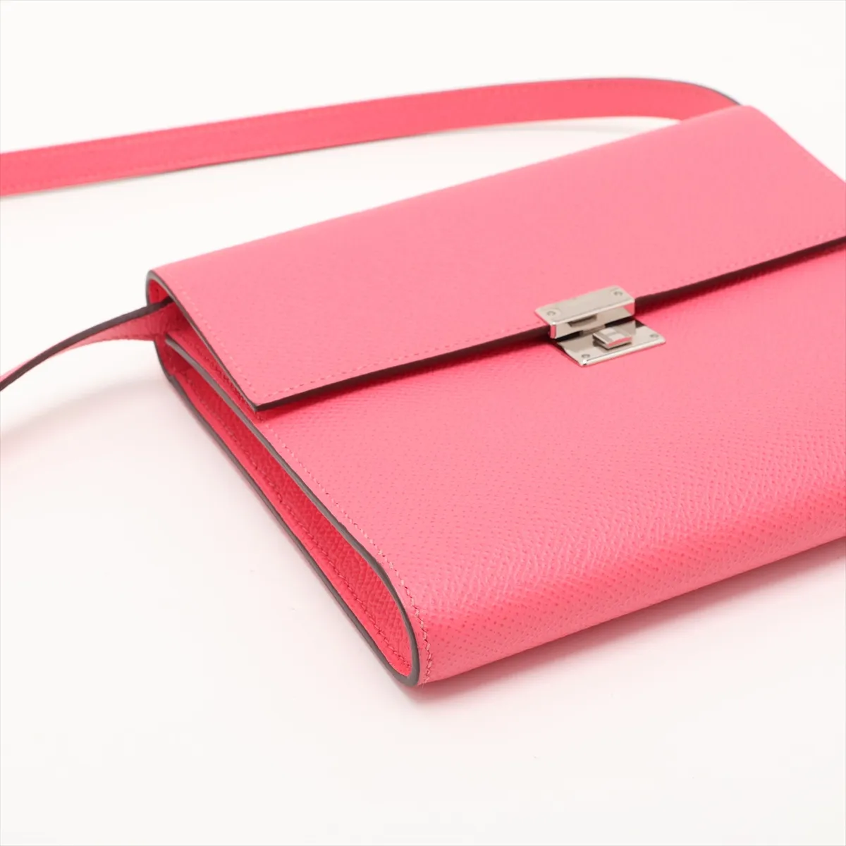 Hermès Click 16, Veau Epsom, Rose Azalee, Silver Hardware, C: 2018 — view 4