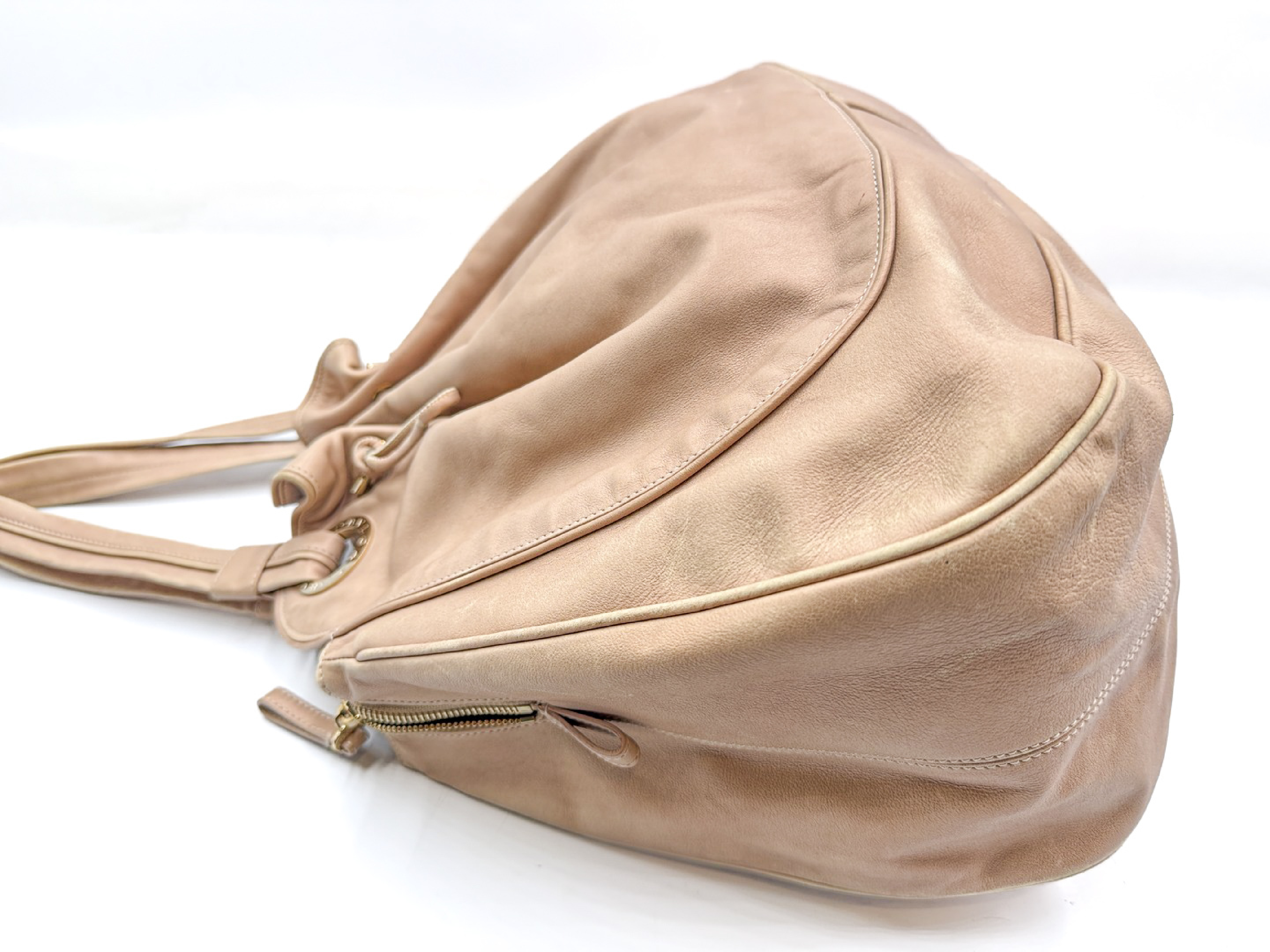 Leather Tote Bag with B.Zero Hardware — view 6