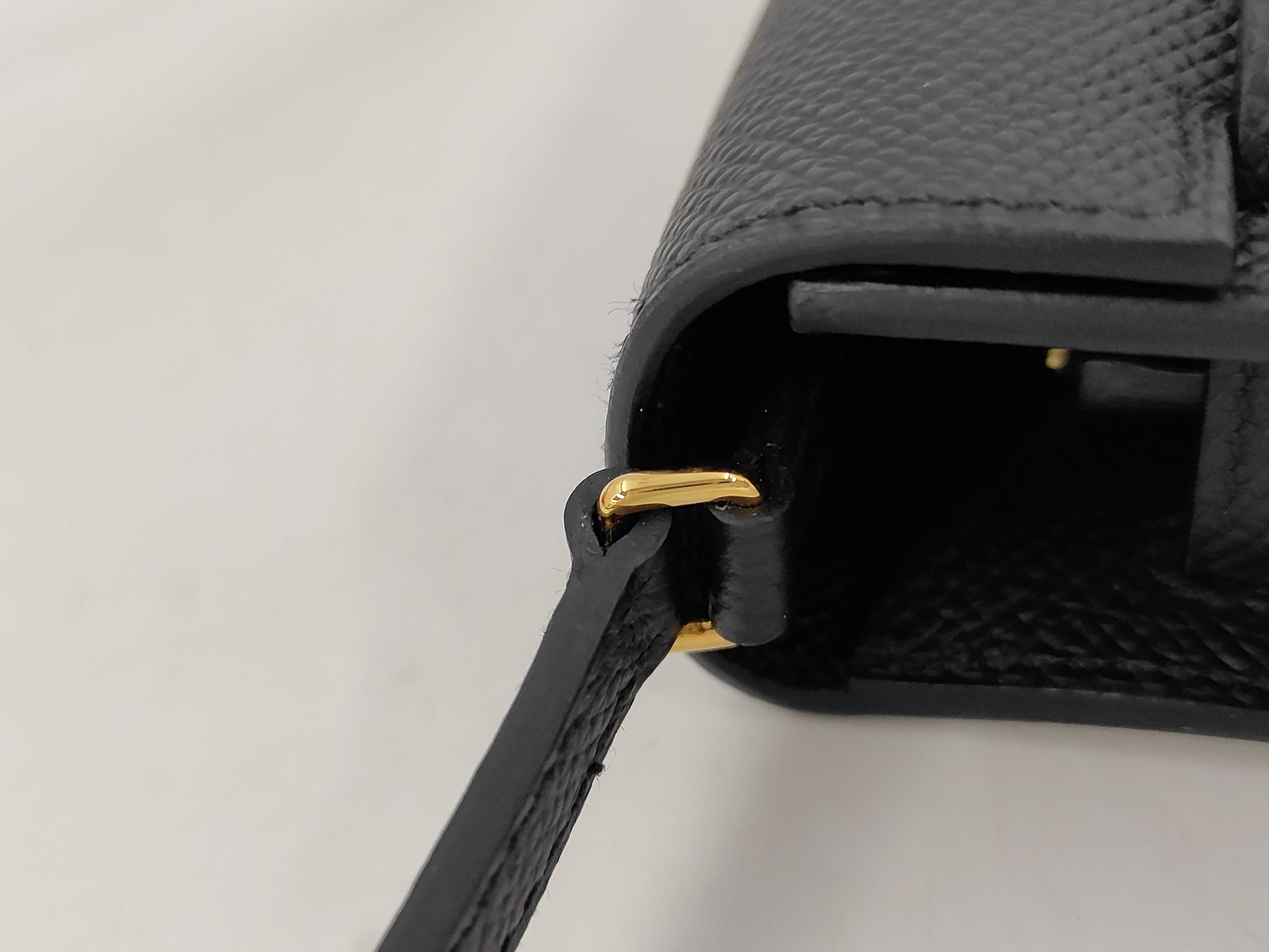 Kelly To Go Epsom Black Gold Hardware B Stamp Shoulder Bag — view 7