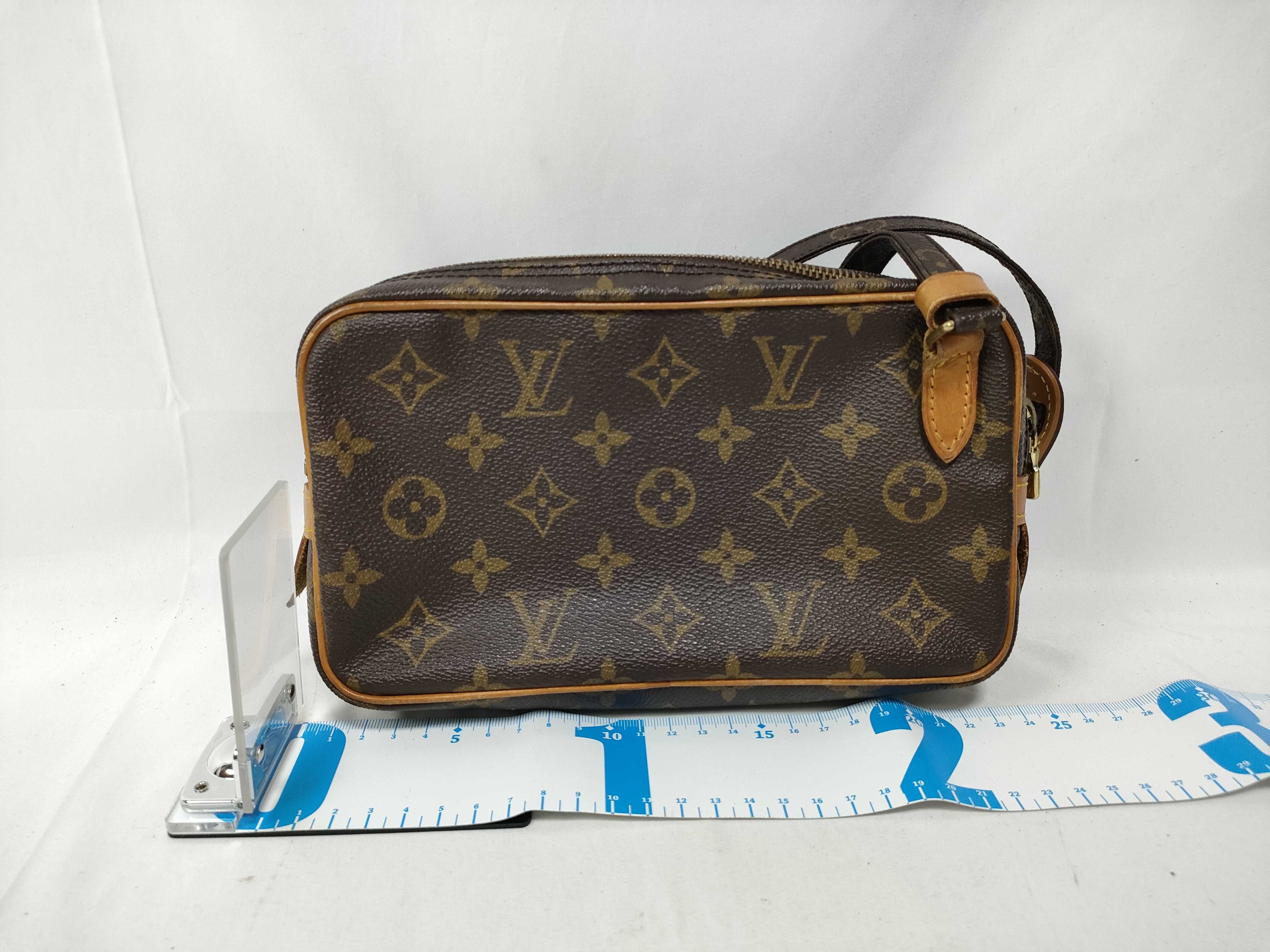 Monogram Vuitton Pochette Marly Bandouliere Shoulder Bag — view 2