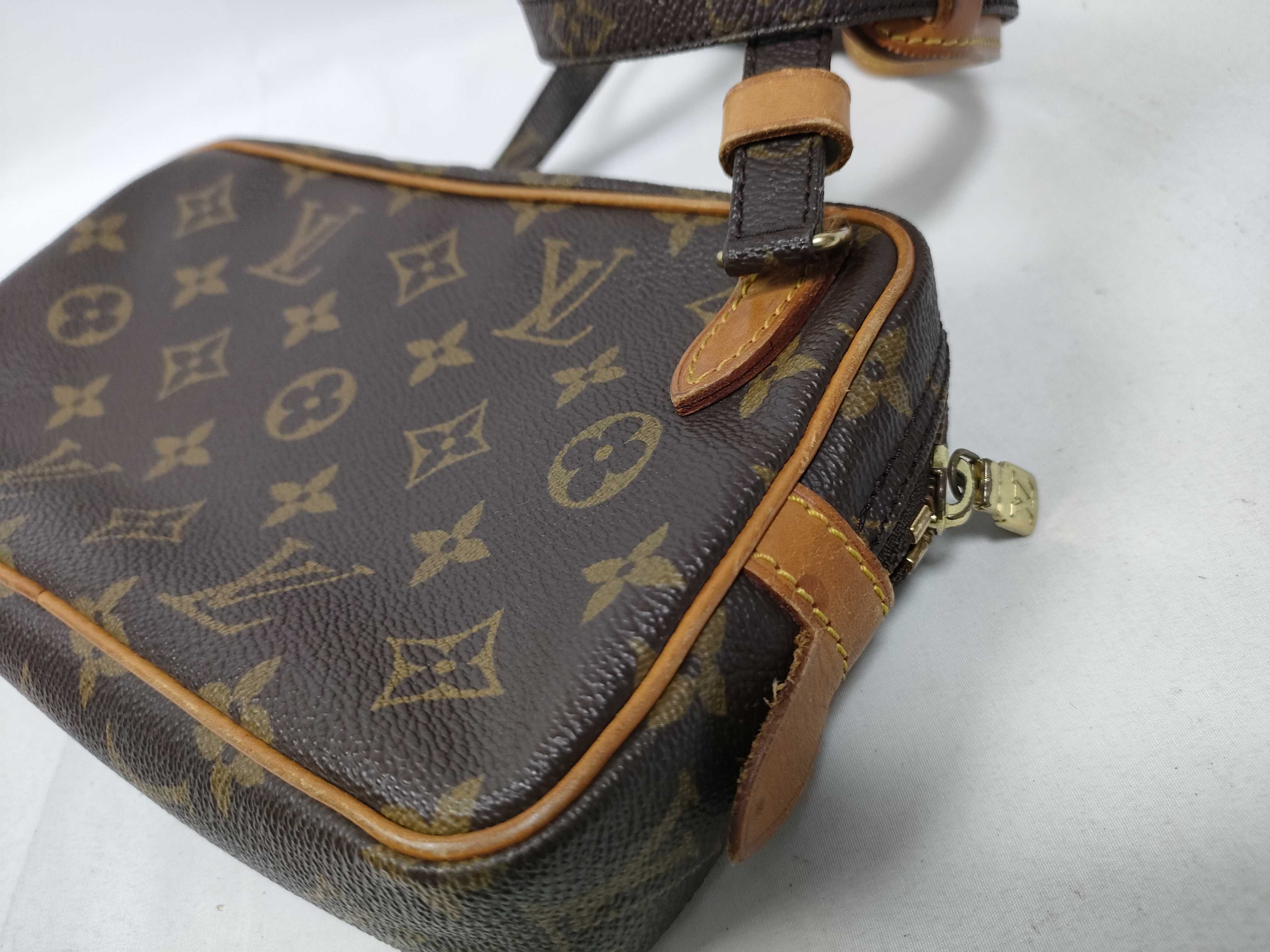 Monogram Vuitton Pochette Marly Bandouliere Shoulder Bag — view 6