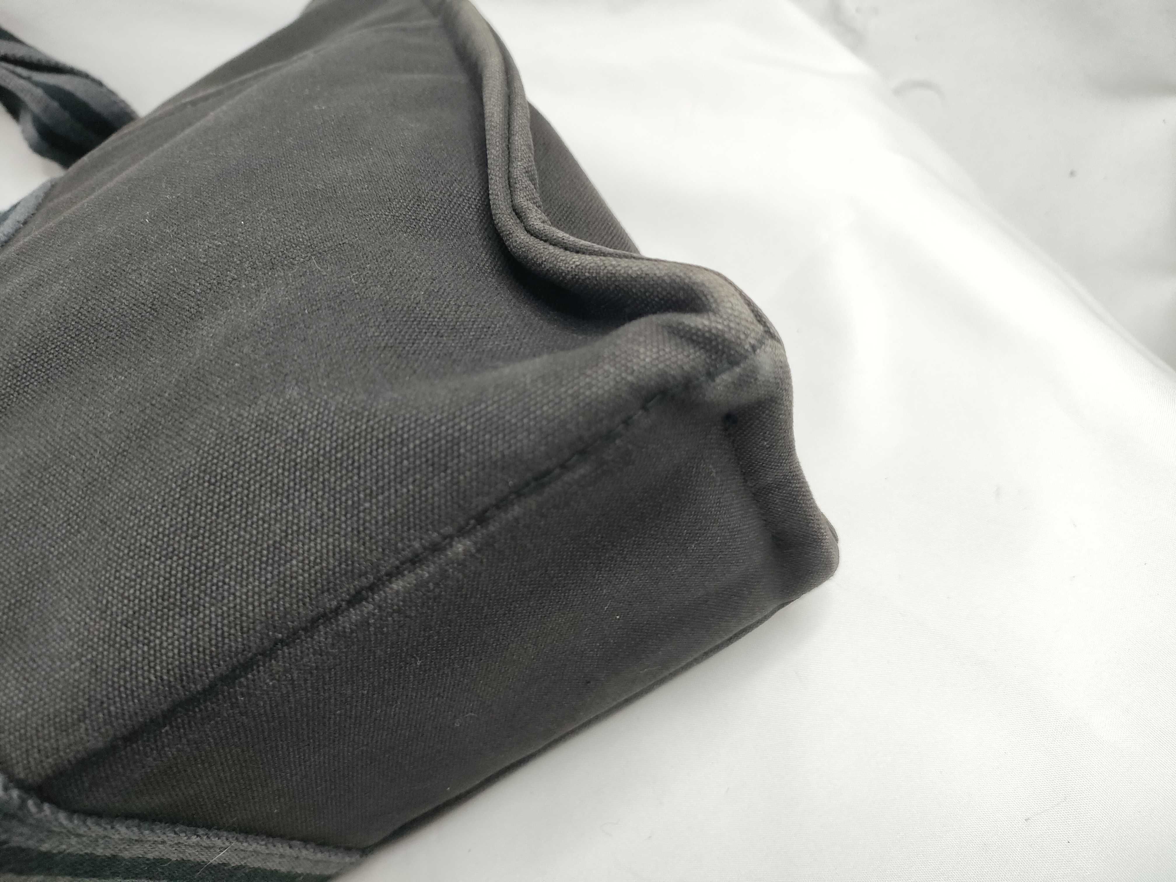 Fourre-Tout Hermes Fourre-Tout MM Black Canvas Tote Bag — view 5