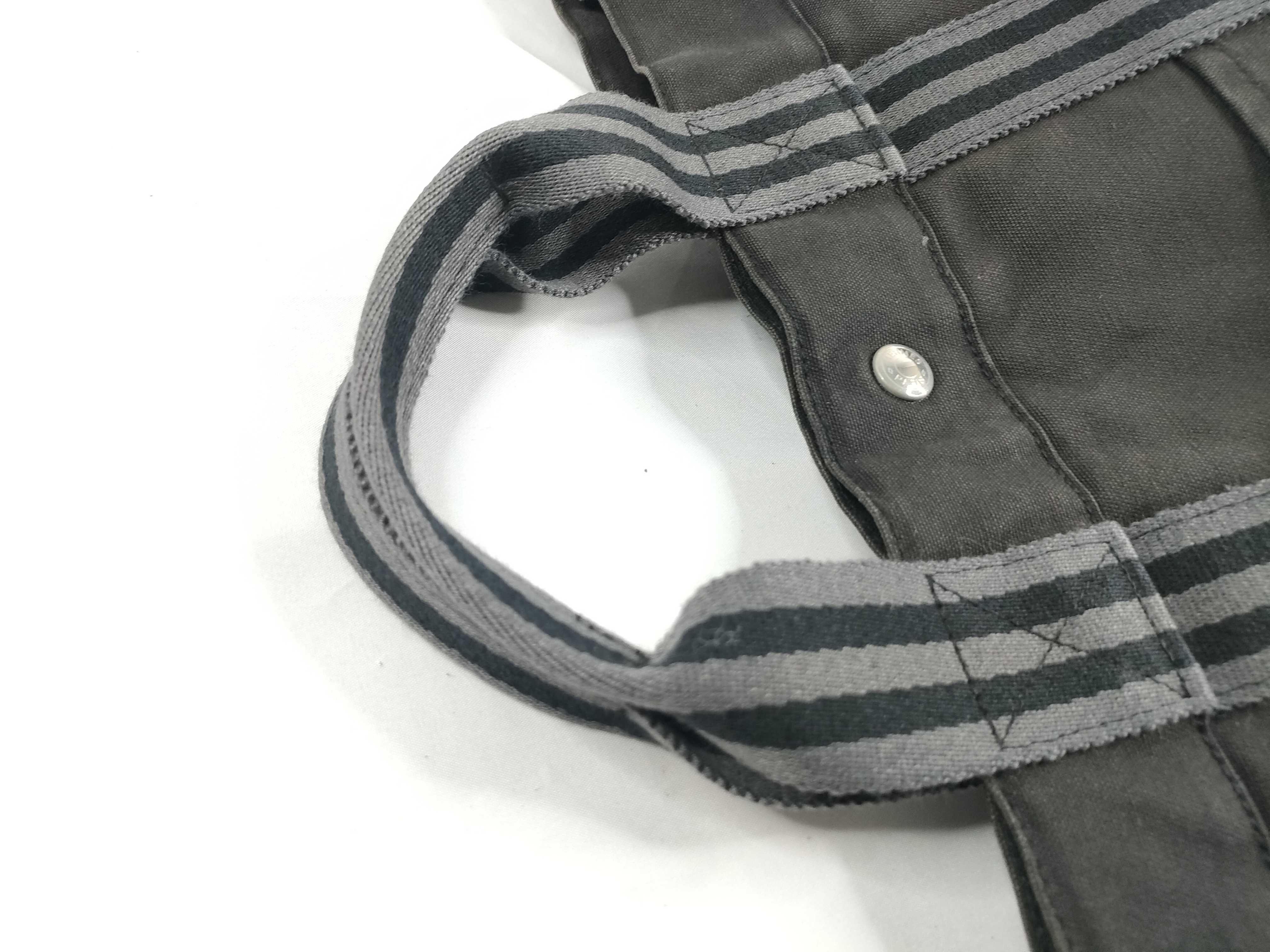 Fourre-Tout Hermes Fourre-Tout MM Black Canvas Tote Bag — view 6