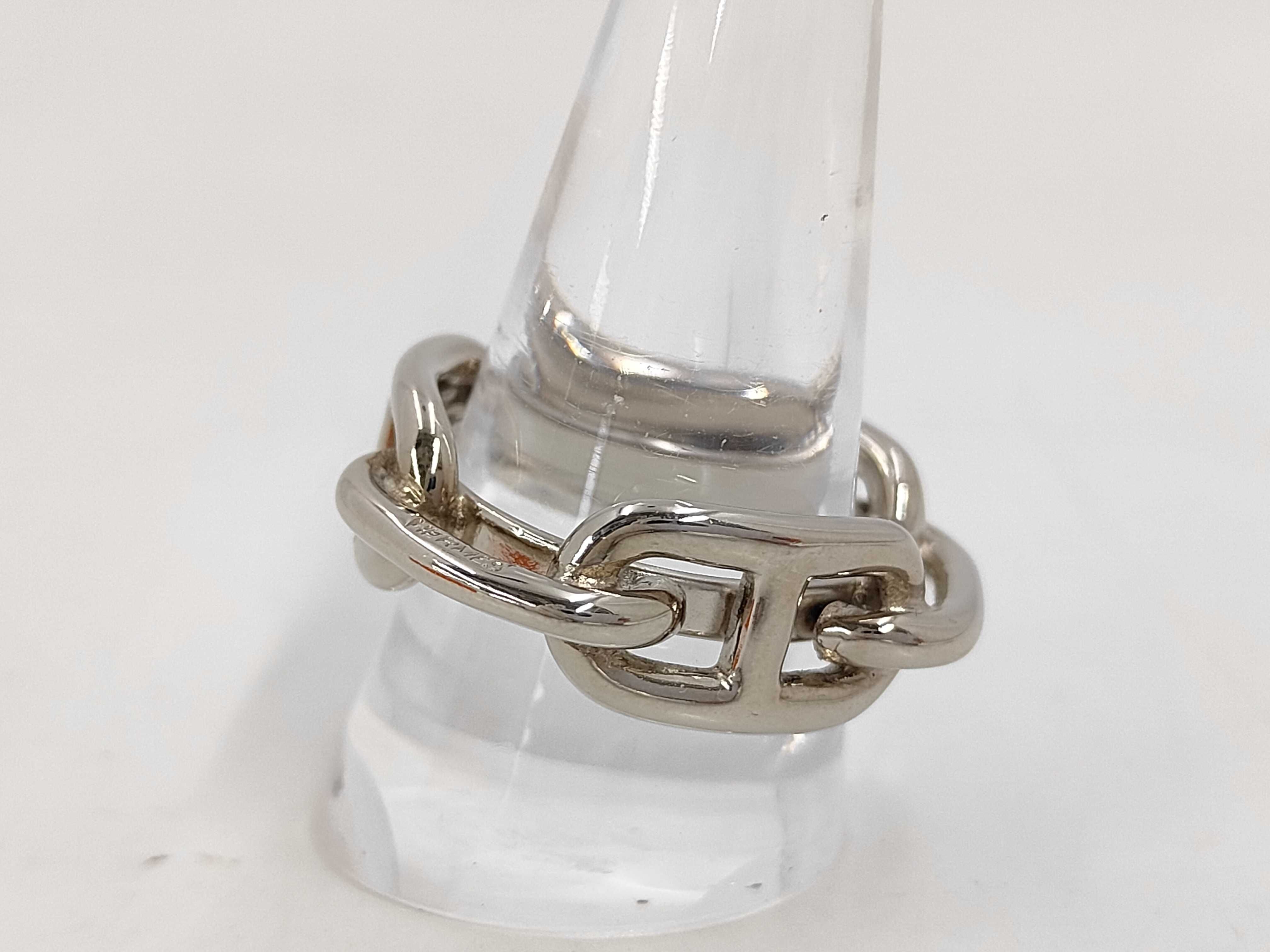 Metal Chaine d'Ancre Scarf Ring with Box and Other Accessories — view 2